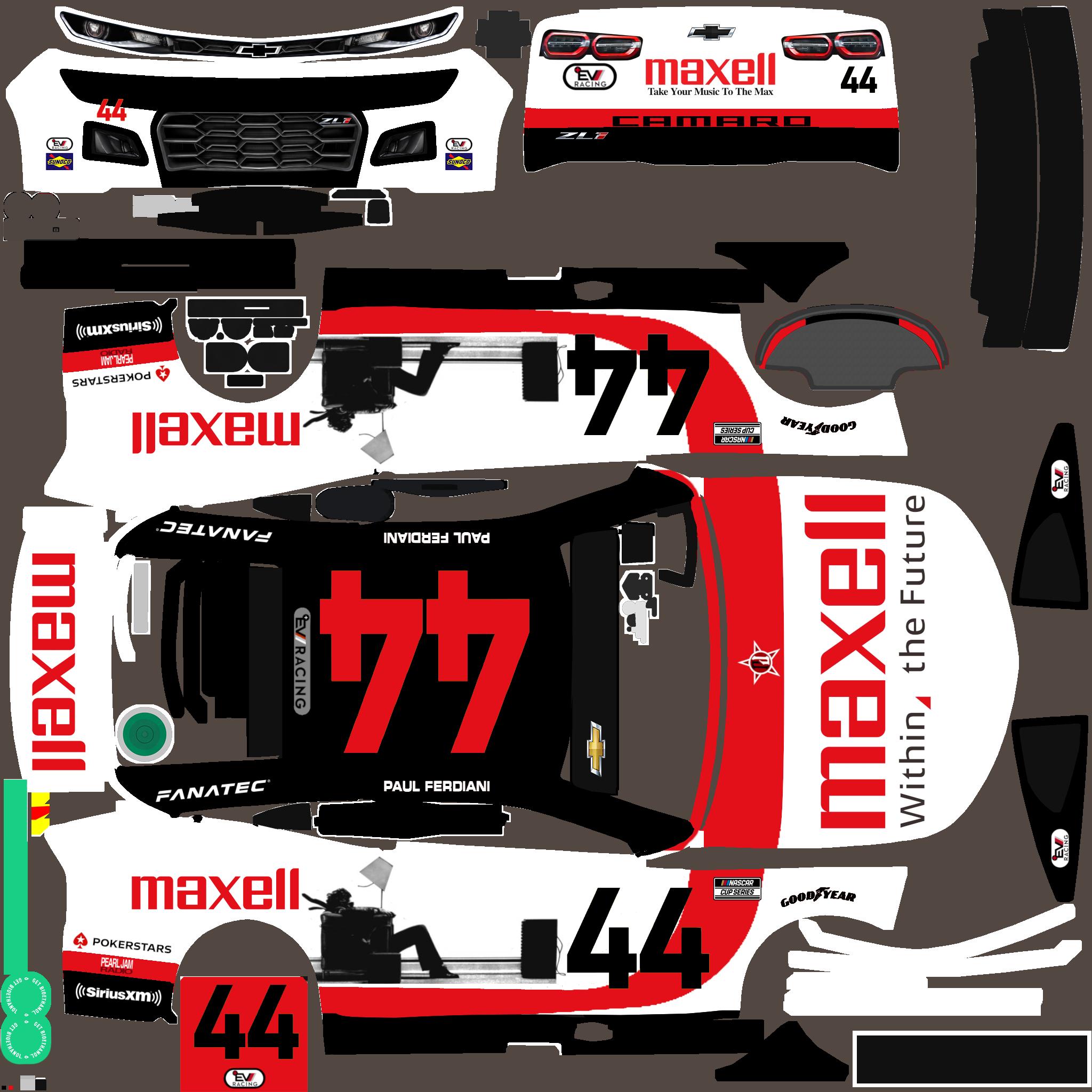 Maxwell Chevrolet Camaro ZL1 Nextgen w44 by Paul F. Trading Paints