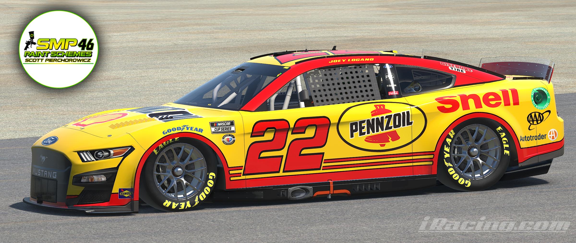 Joey Logano Shell/Pennzoil Fictional by Scott Pierchorowicz Trading