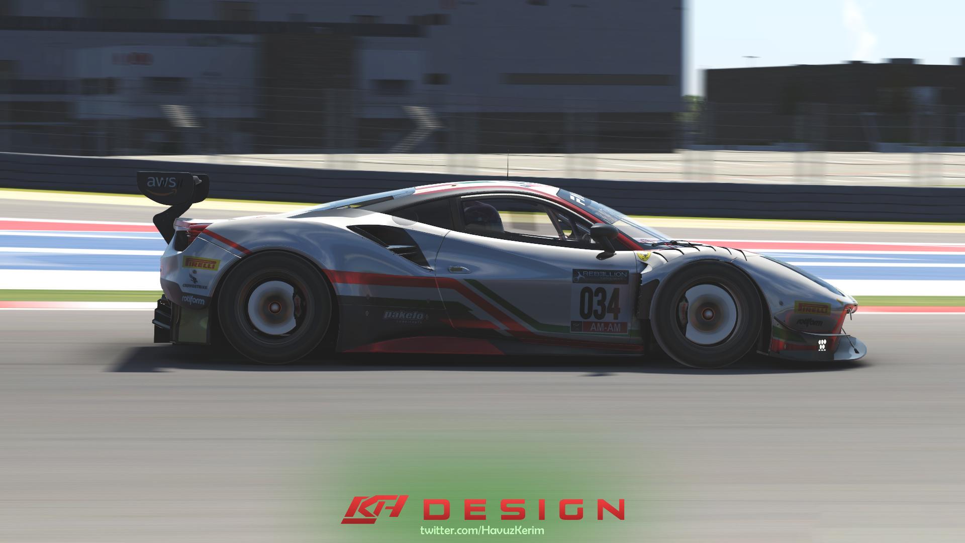 Preview of #61 AF Corse Cambridge 488 GT3 EVO From 2022 GTWC America by Kerim Havuz