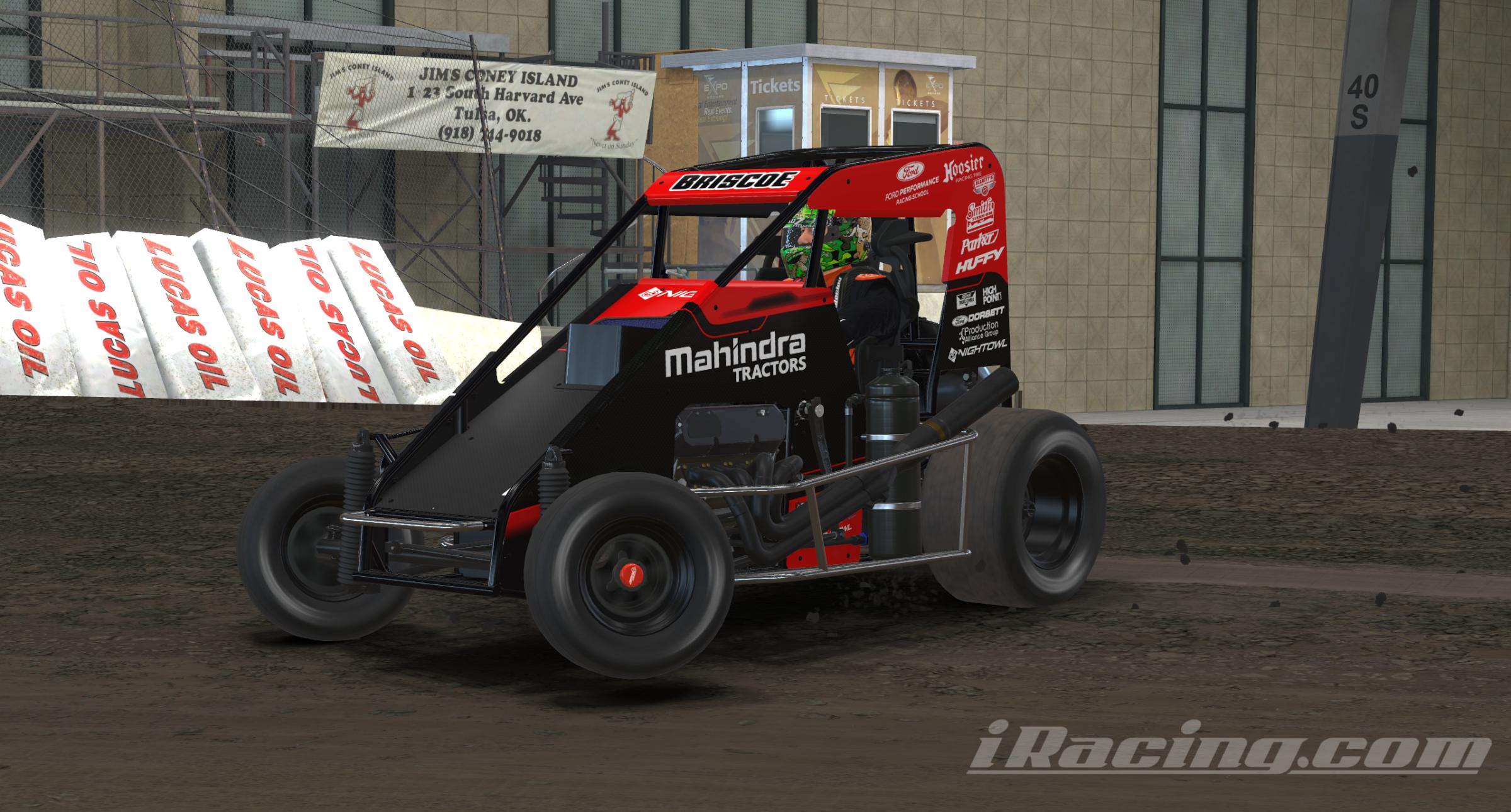 Preview of Chase Briscoe 2023 Chili Bowl Nationals NoNumber by Jake Boyer