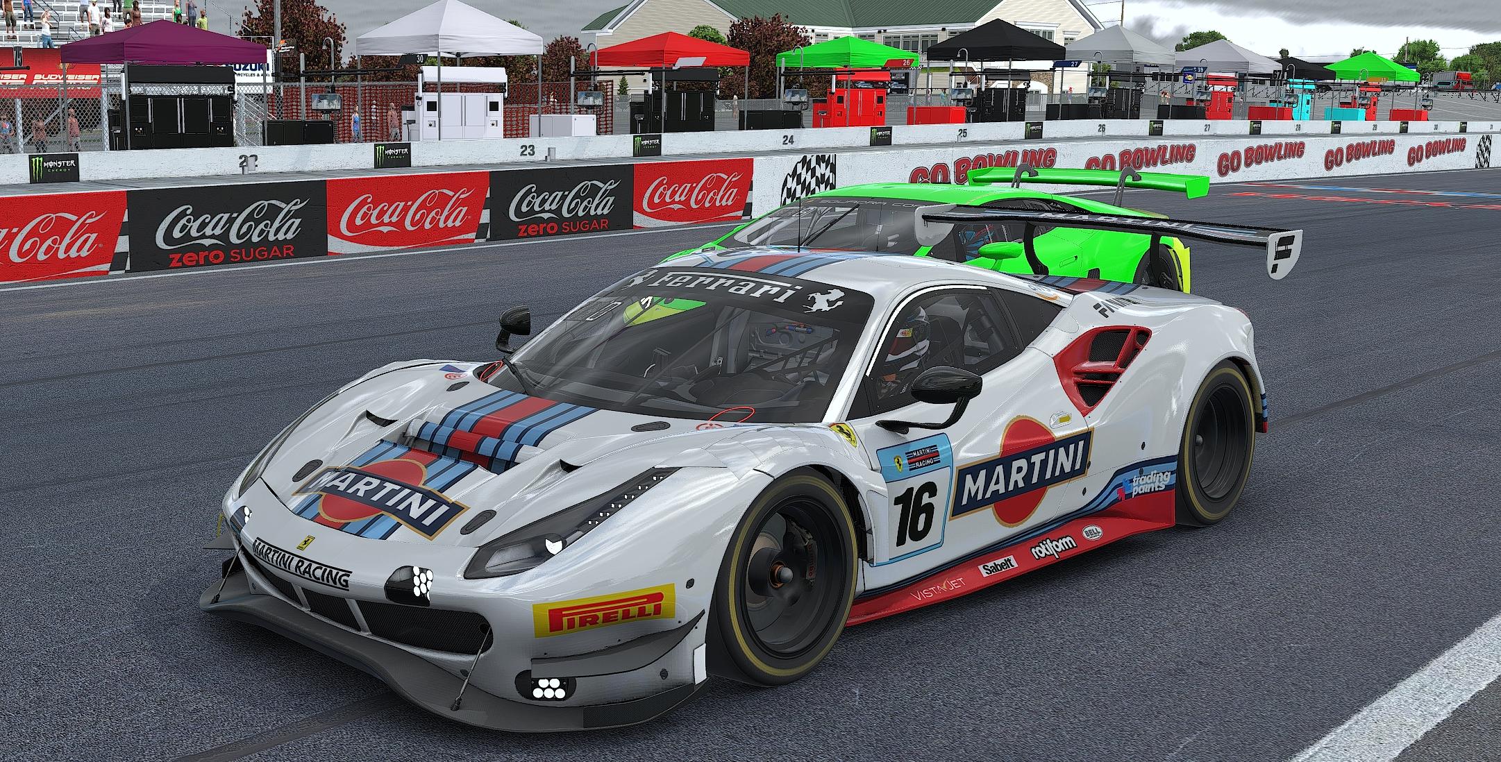 Martini Racing Ferrari 488 GT3 Evo by Scott N. Trading Paints