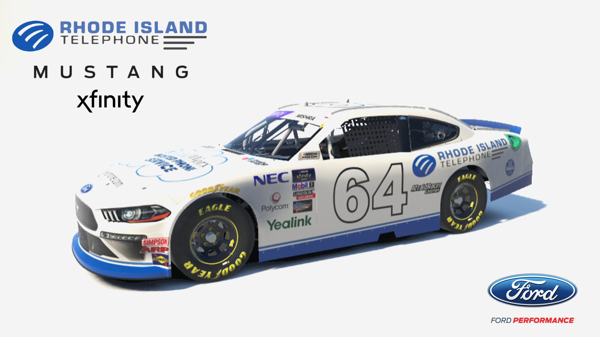 Rhode Island Telephone Xfinity Ford Mustang by S Mishra Trading Paints