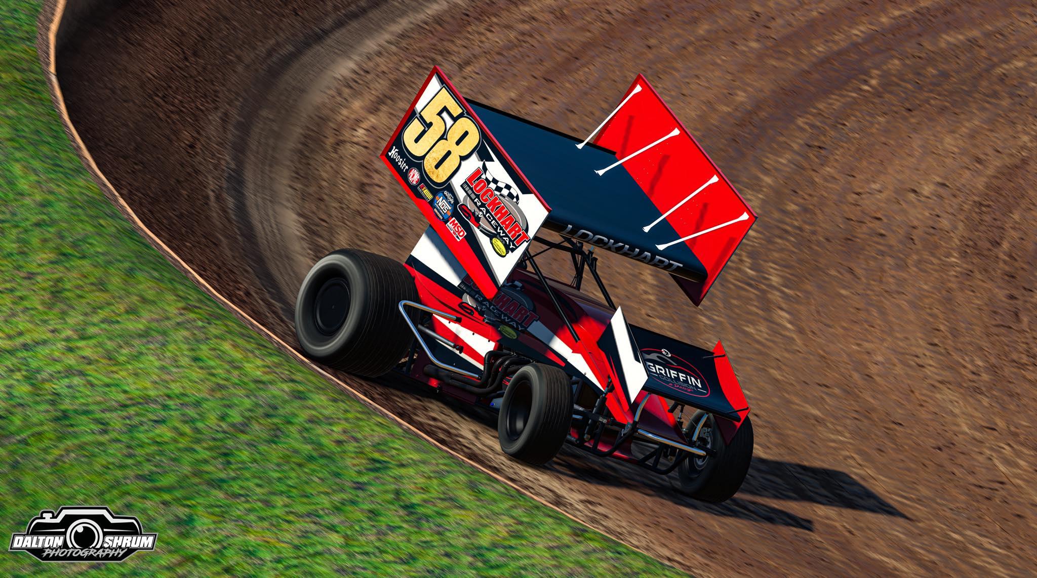 Lockhart Racing 2023 Sprint Car by Jesse Gahring Trading Paints
