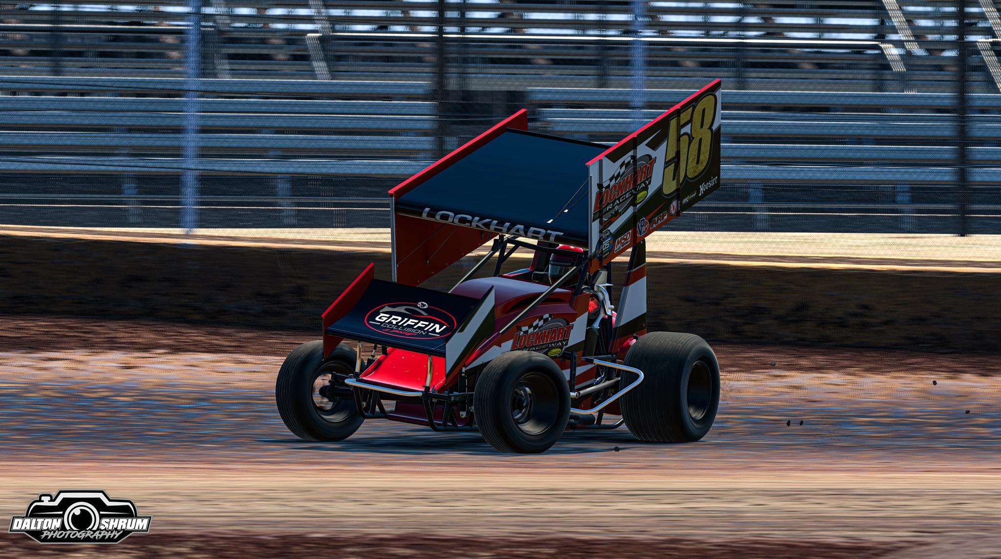 Lockhart Racing 2023 Sprint Car by Jesse Gahring Trading Paints