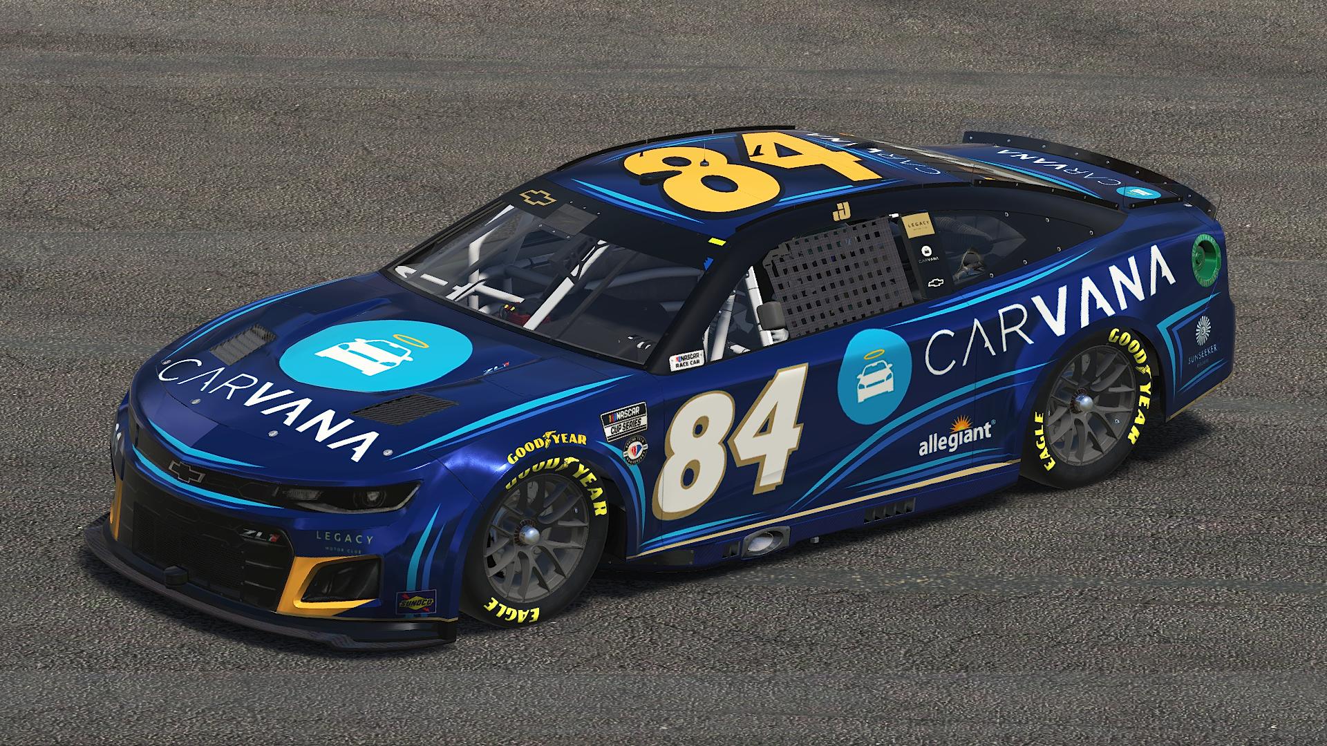 Jimmie Johnson 2023 84 Carvana Daytona 500 by Brian Mercurio