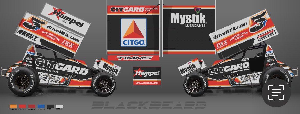 Preview of 2023 Ryan Timms DriveWTF.com Sprint Car (No Numbers) by Koleton Anderson