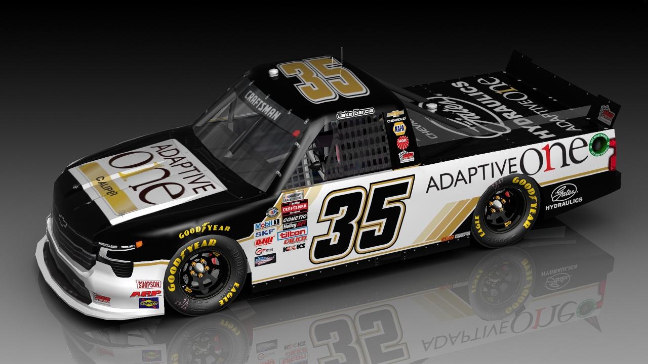 35 Jake Garcia Adaptive One 2023 by Mark Axelson Trading Paints