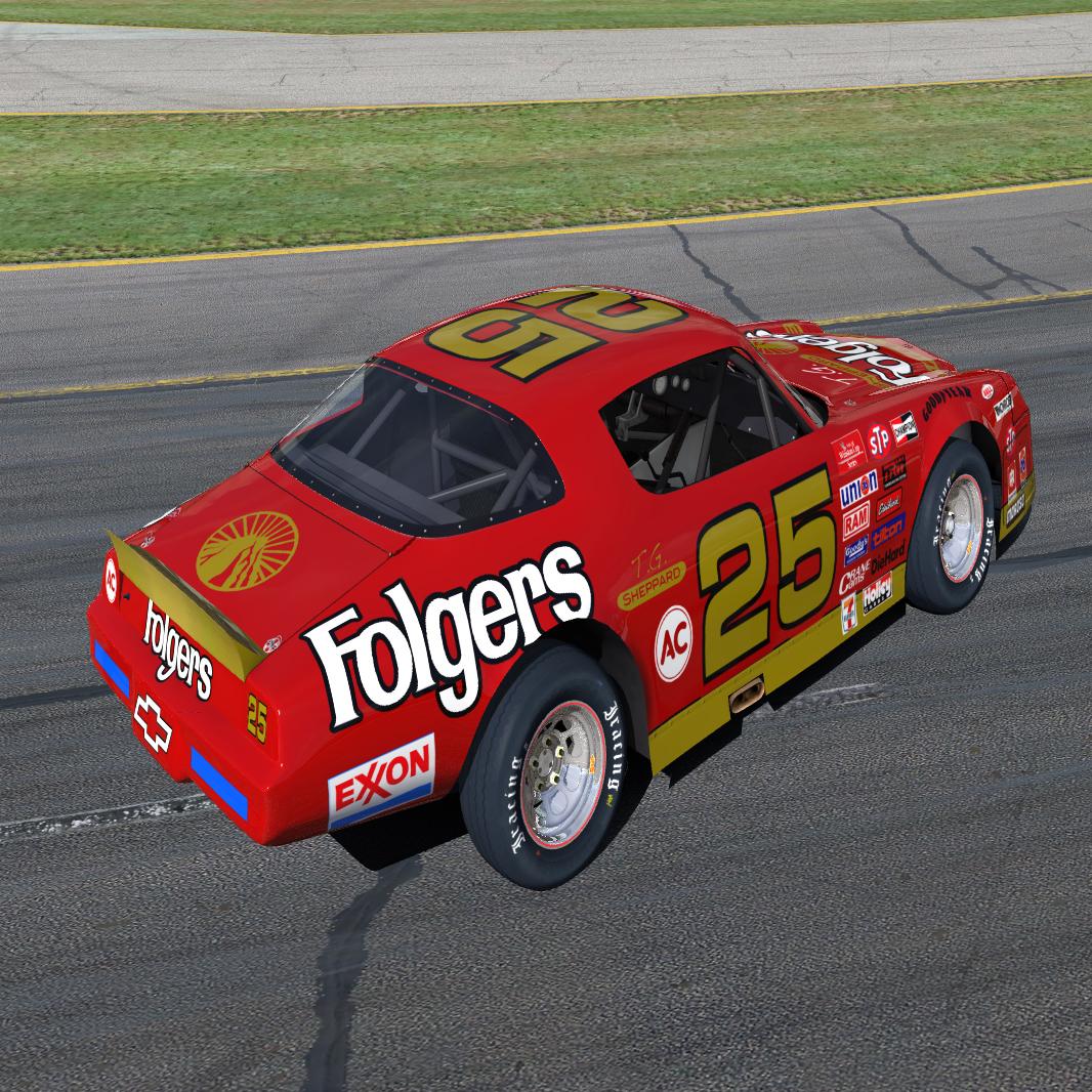 1986 Tim Richmonds Folgers Monte Carlo Vintage Nascar Series by Travis Houck Trading Paints