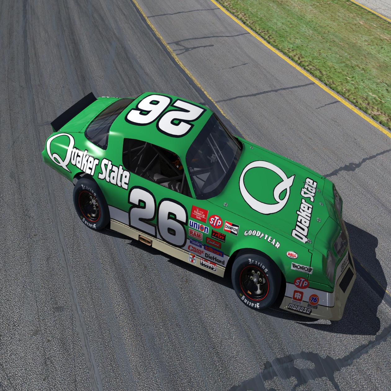 1988 Ricky Rudd 26 Quaker State Buick Vintage Nascar Series by Travis