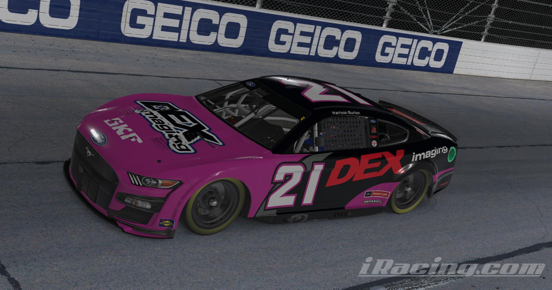 21 Harrison Burton 2023 Throwback Concept by Martin Roberg Trading