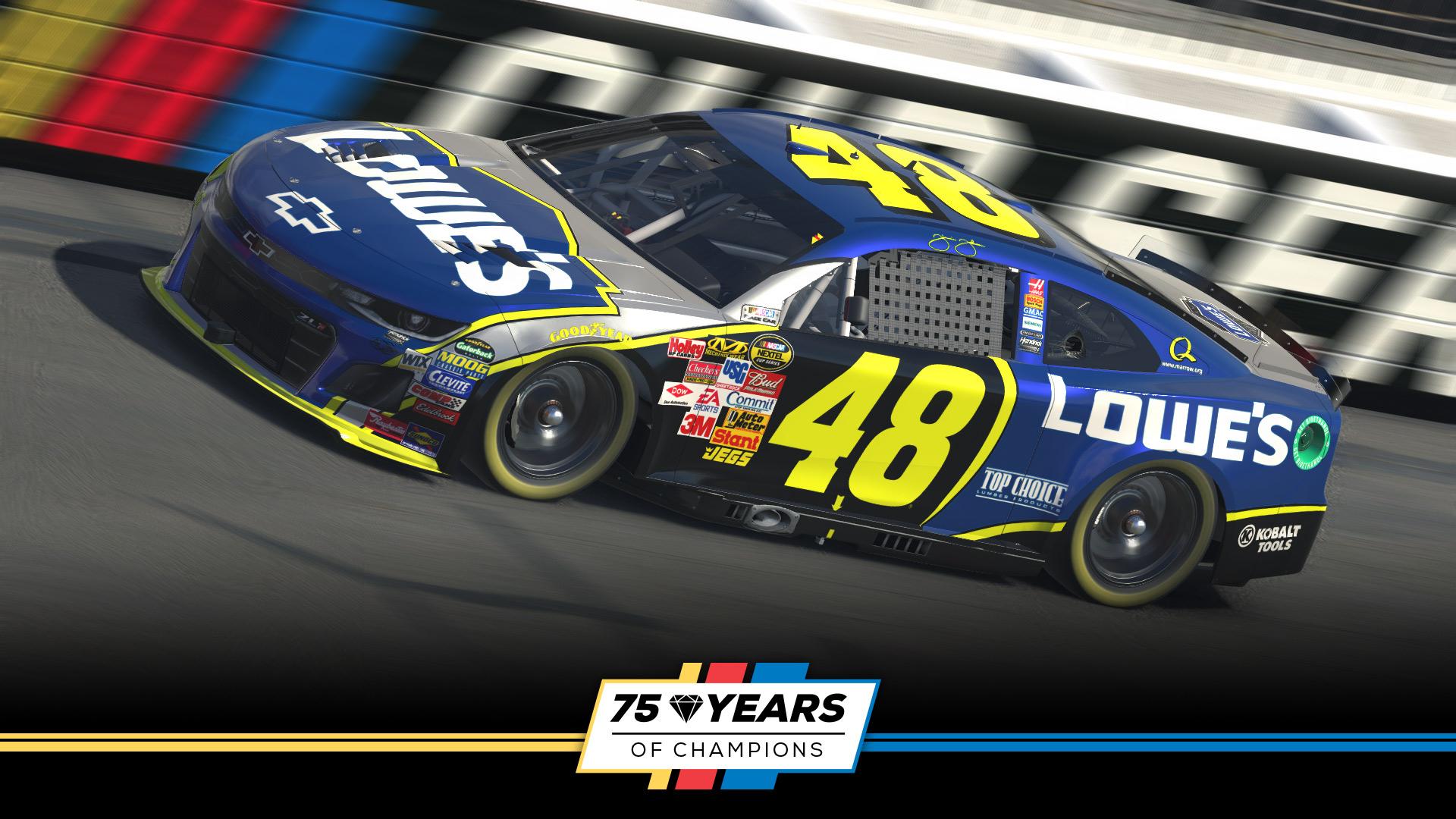 Jimmie Johnson 2007 75 Years The Champions by Paul Newton