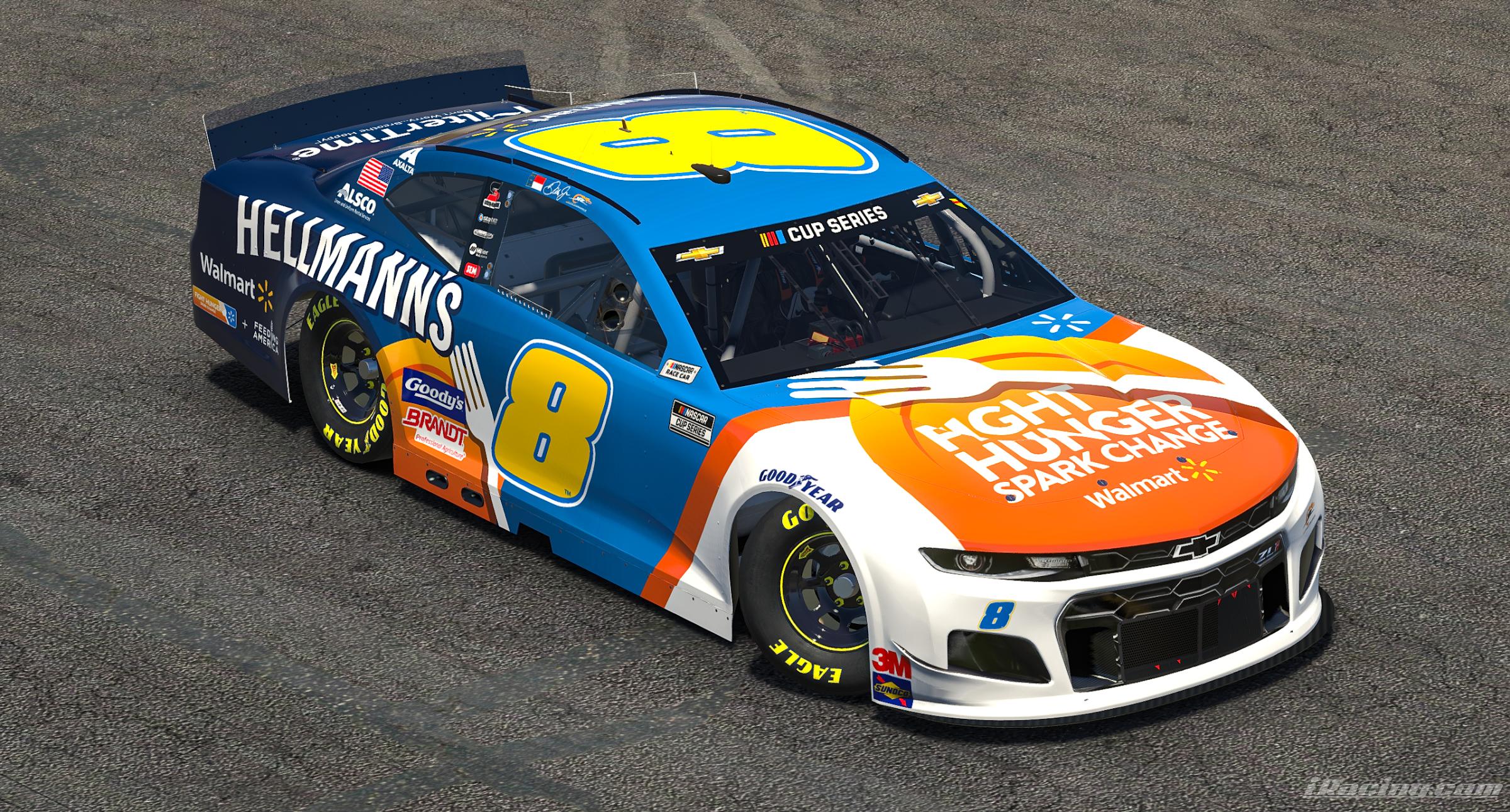 Preview of 2020 Dale Earnhardt Jr Fight Hunger Spark Change Camaro by Ryan A Williams