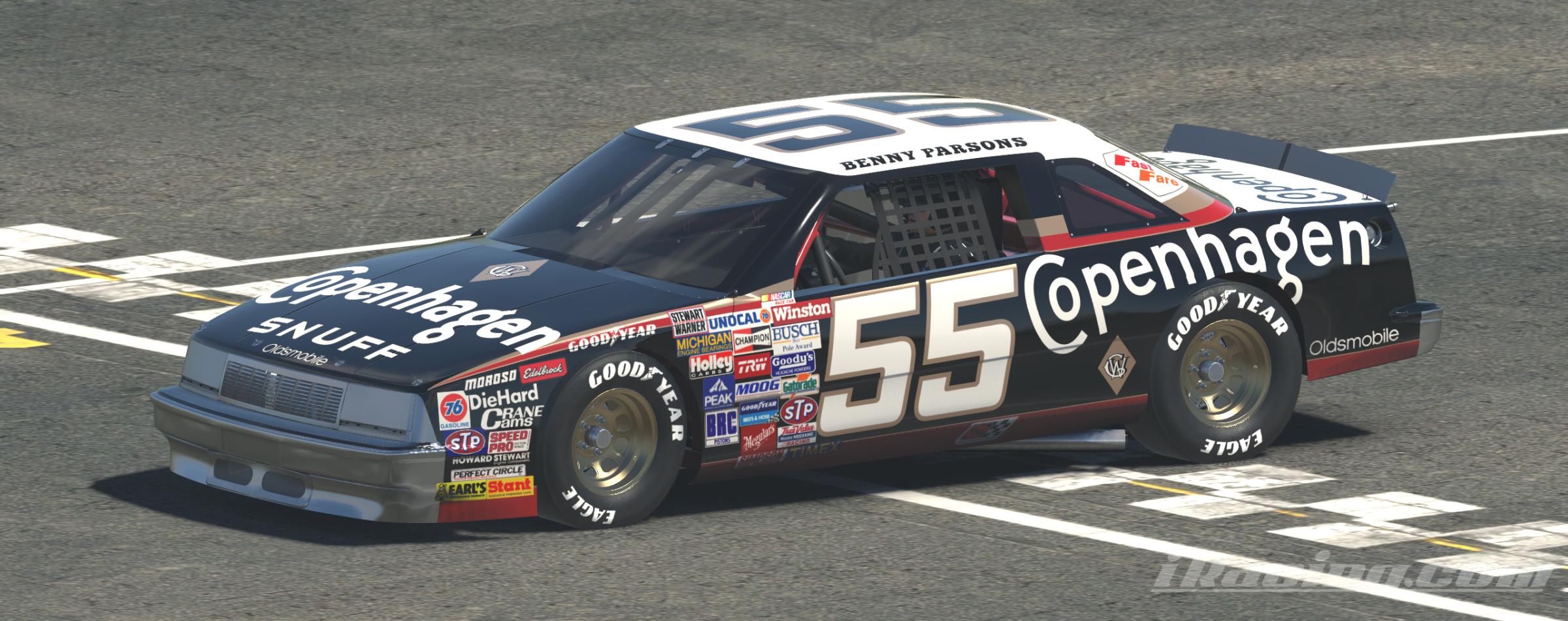 1986 #55 Benny Parsons Copenhagen Oldsmobile - Winston Cup by William