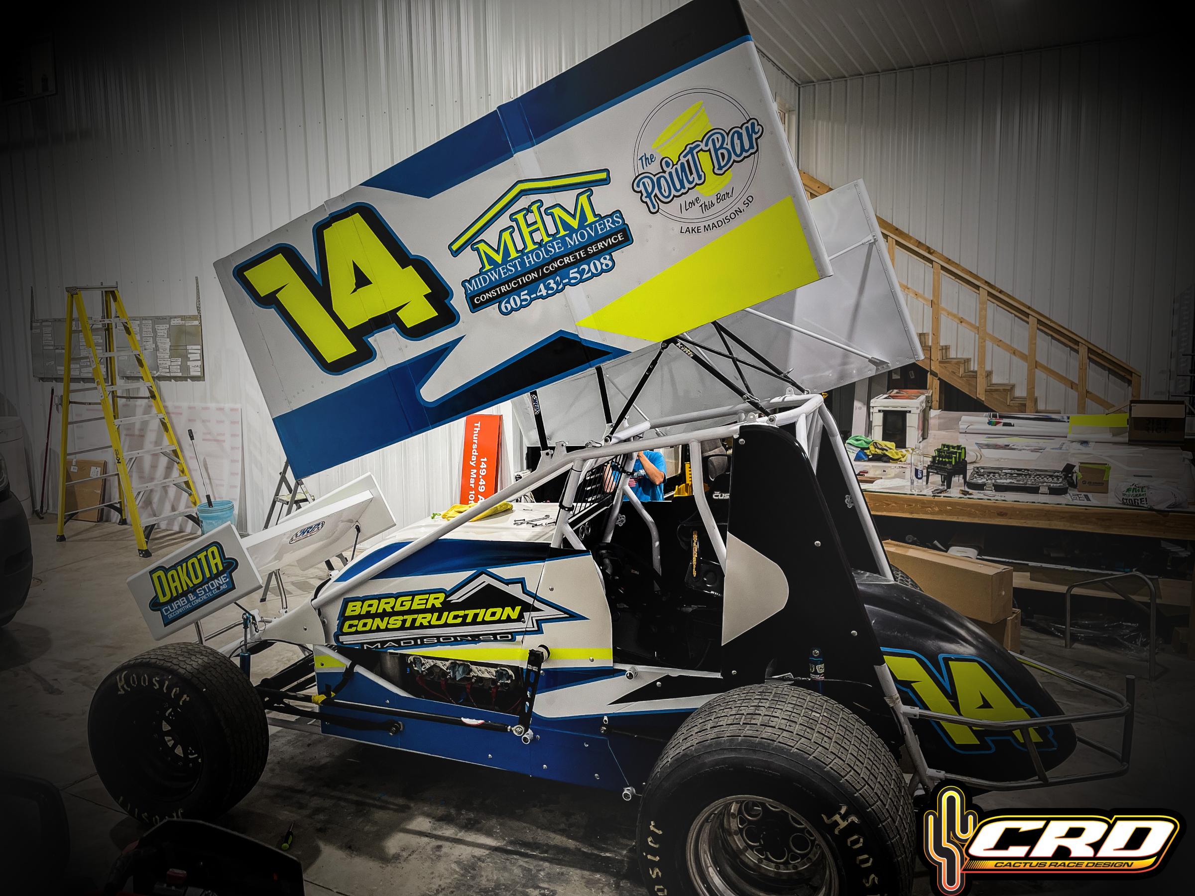 2023 Nick Barger IRL 305 Sprint Car by Koleton Anderson Trading Paints