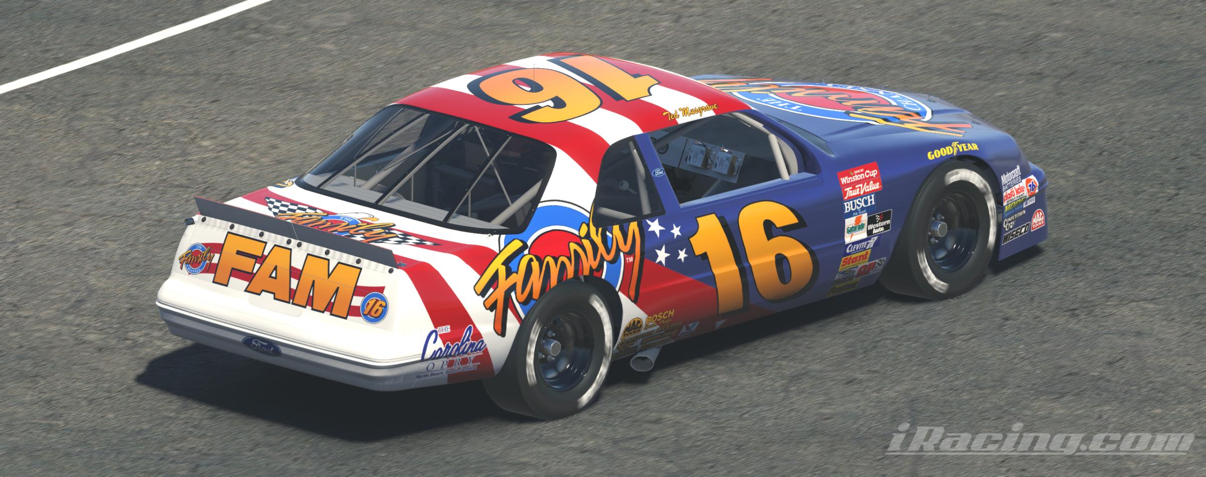 1994 #16 Ted Musgrave Family Channel Ford - Winston Cup by William ...