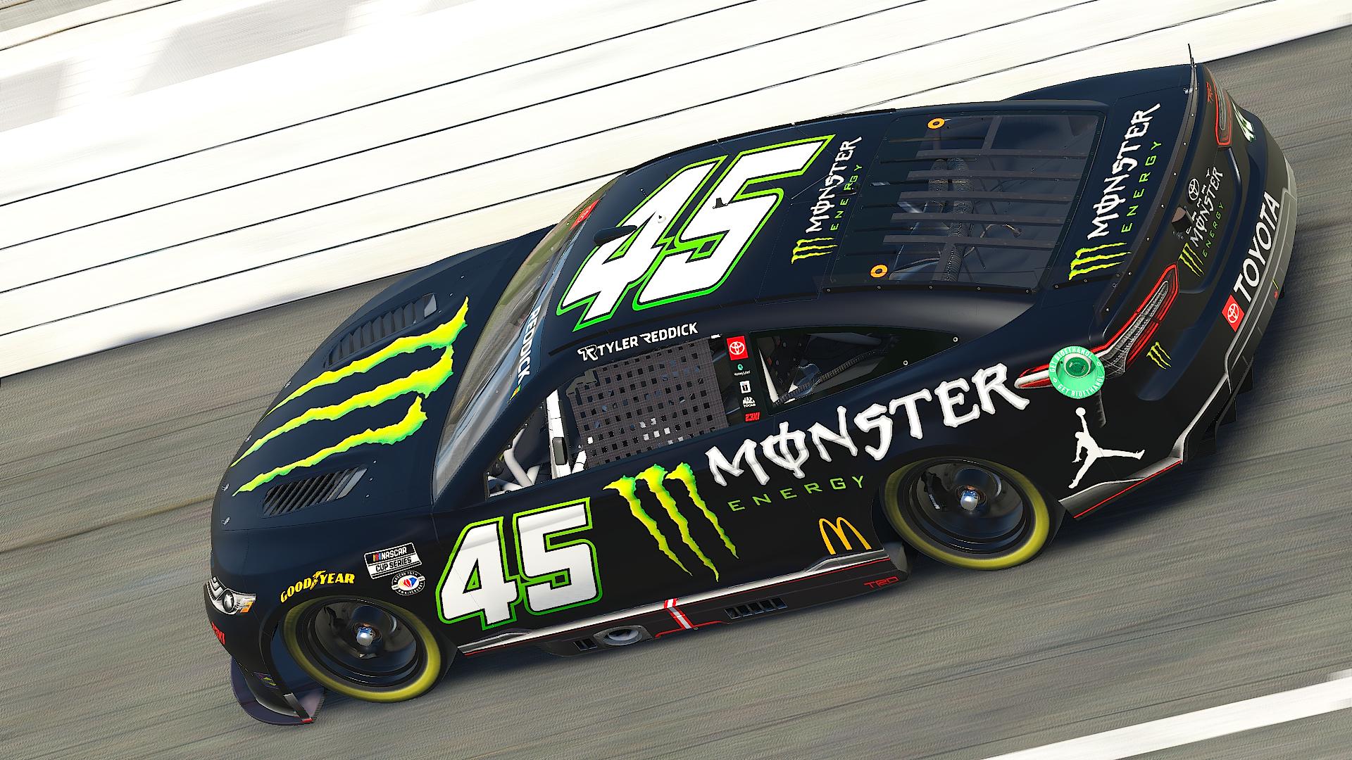 2025 Tyler Reddick Monster Energy Toyota Camry by David T Cabrera