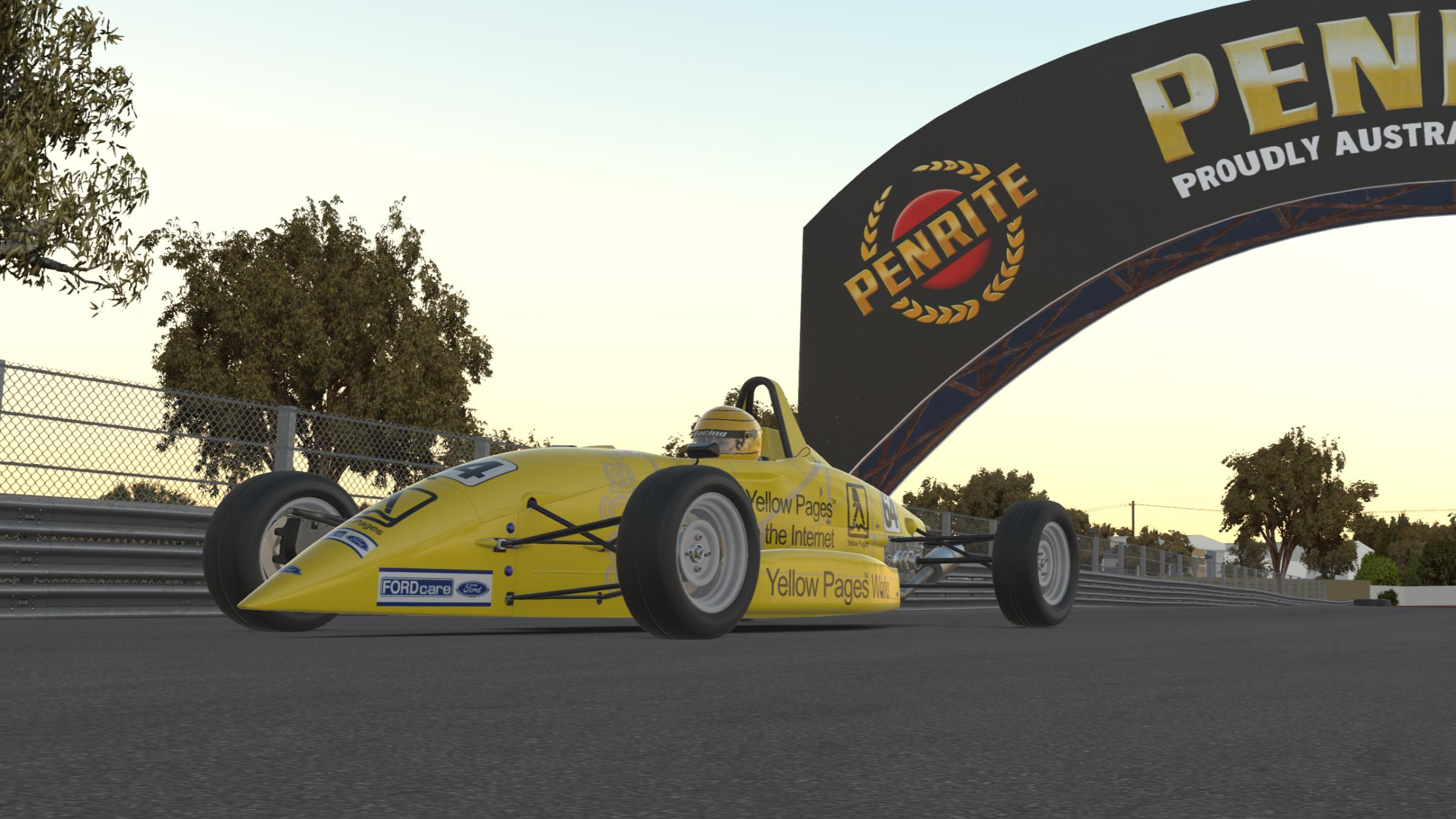 Yellow Pages Racing Mark ber 1995 by Leslie Roche Trading Paints