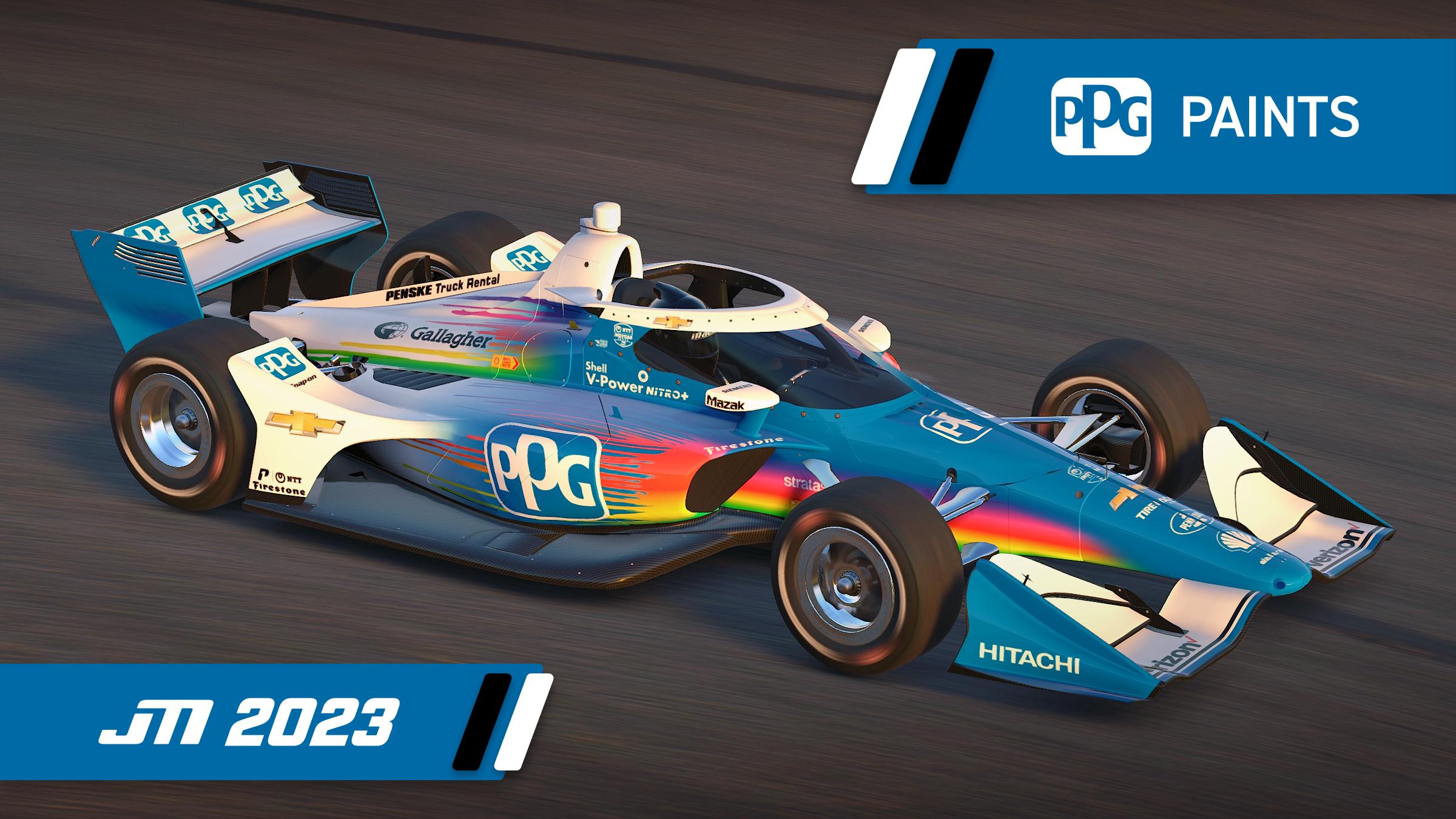 Preview of 2023 Josef Newgarden PPG Dallara IR18 by Jeff McKeand