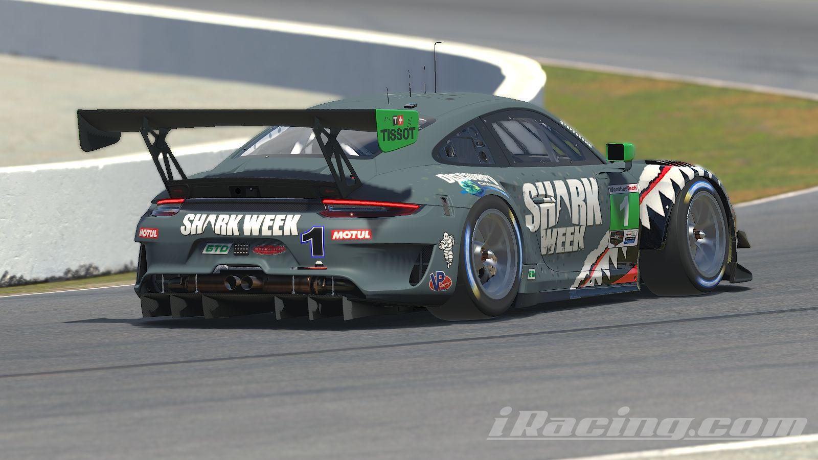 Preview of Shark week Porsche 911 GT3R by Stephane Parent