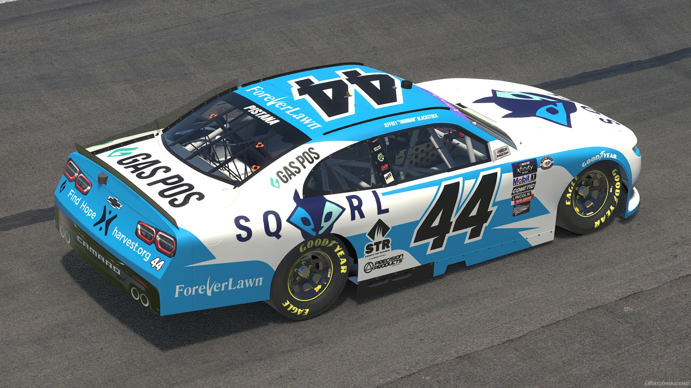 Preview of 2023 Jeffrey Earnhardt #44 SQRL/Gas POS by Ryan Pistana