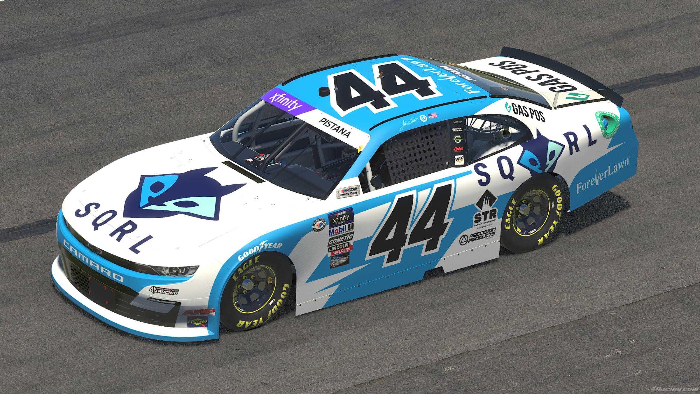 Preview of 2023 Jeffrey Earnhardt #44 SQRL/Gas POS by Ryan Pistana