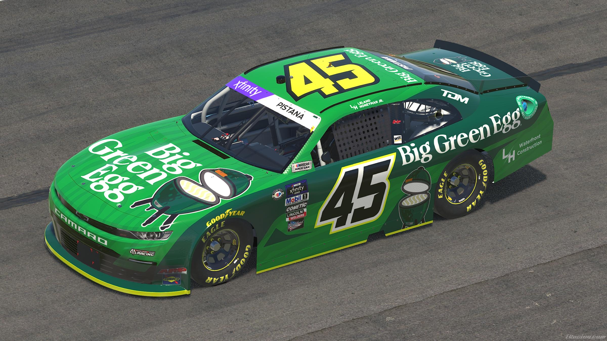 Preview of 2023 Leland Honeyman Jr. #45 Big Green Egg by Ryan Pistana