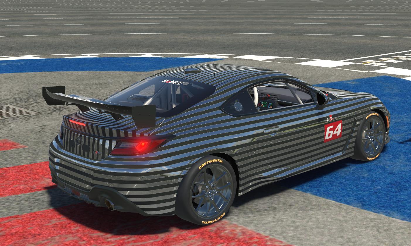 Matte Black w/ Chrome Stripes by Trevor Calloway Trading Paints