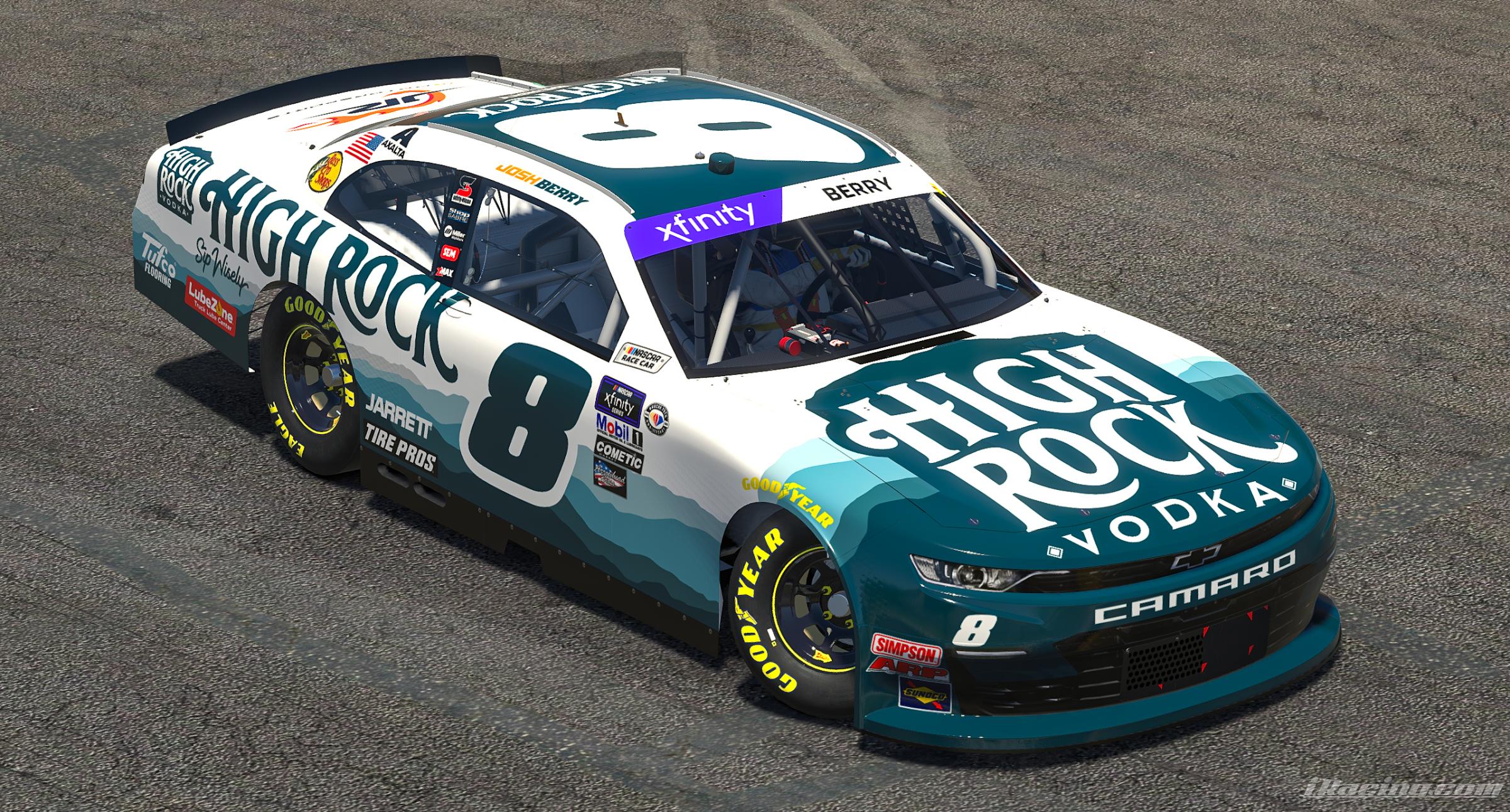 2023 Josh Berry High Rock Vodka Camaro by Ryan A Williams Trading Paints