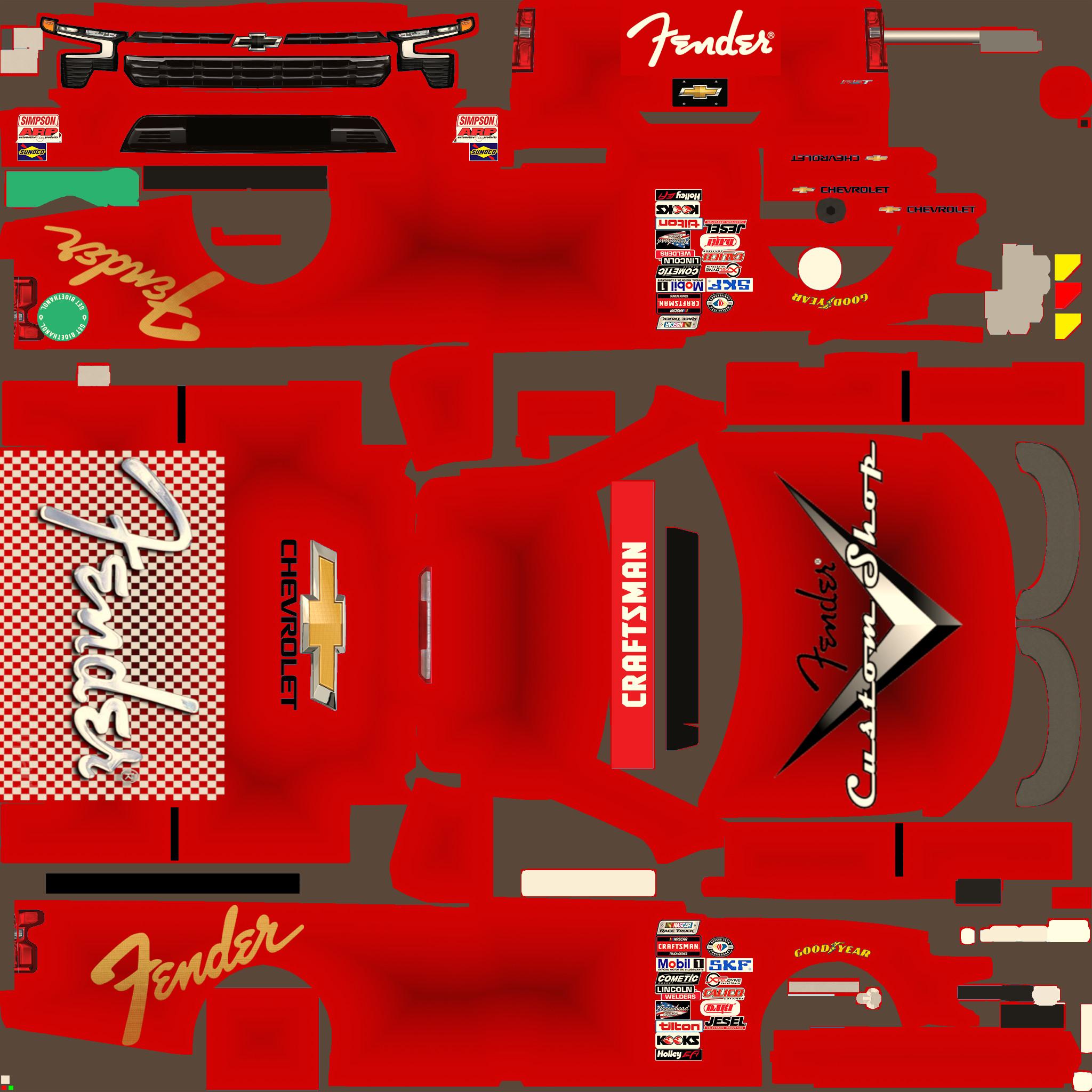 Fender Car by Oscar Hernandez3 Trading Paints