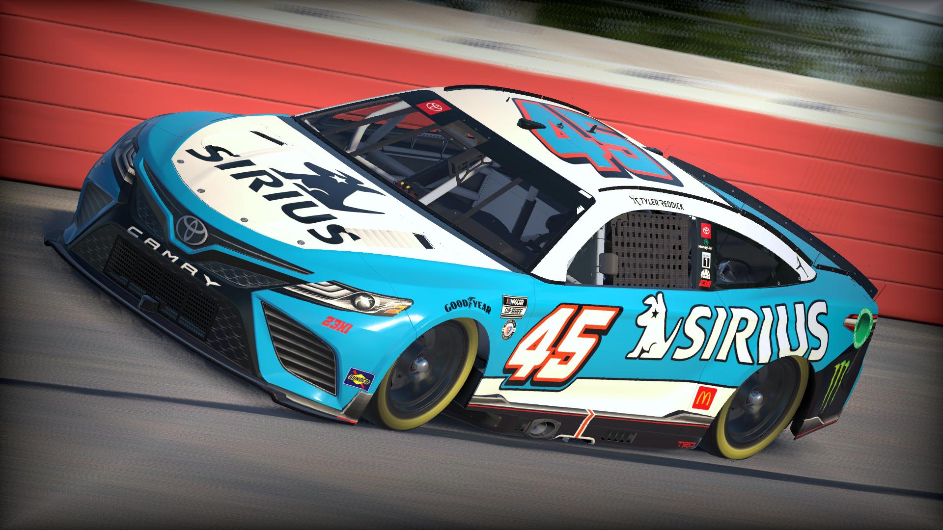 2023 Tyler Reddick *Concept* SiriusXM Throwback by Dylan Holland