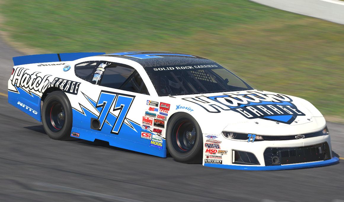 Hatch Garage Late Model RideWithHatch by Jack Britt Trading Paints