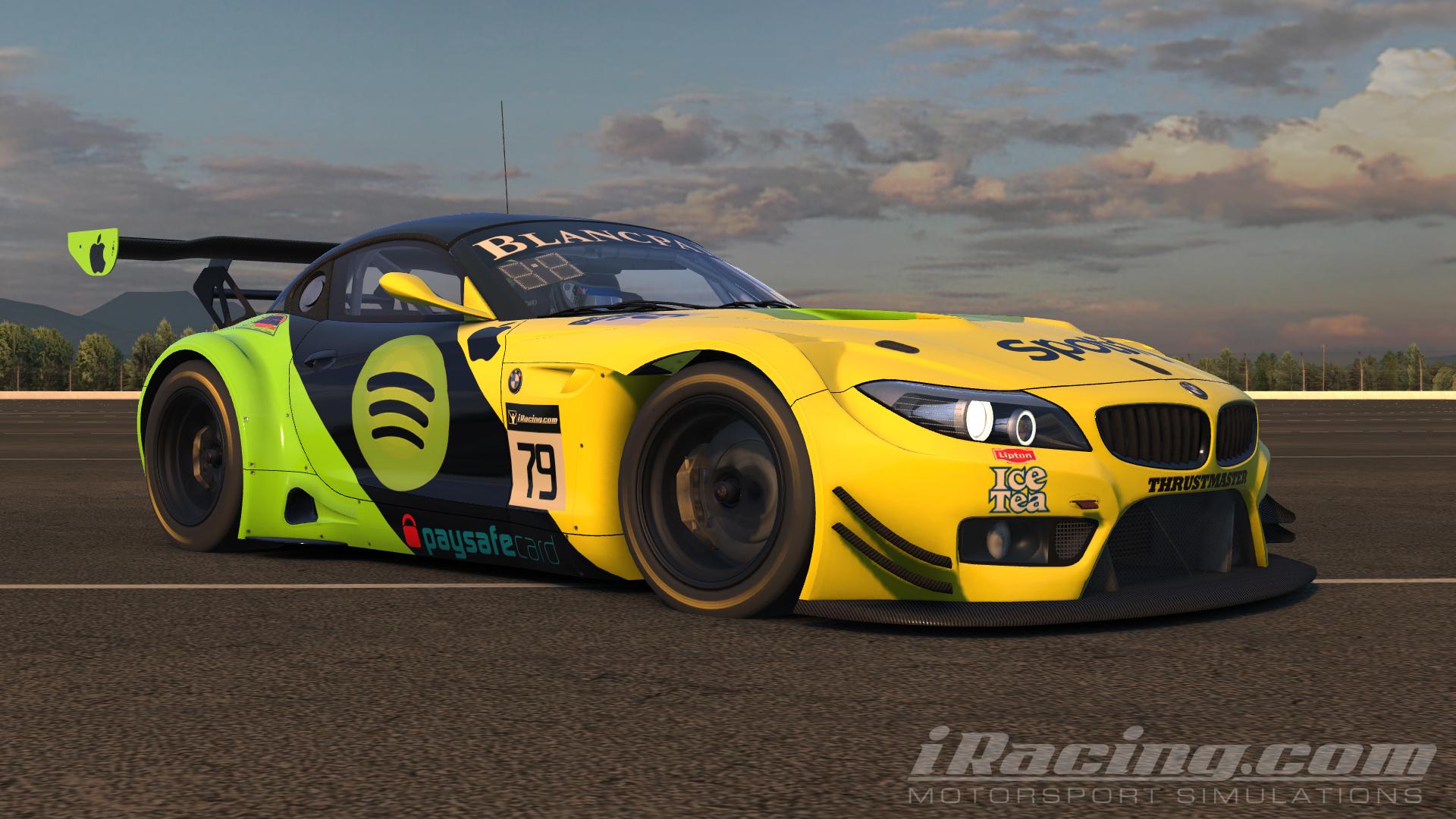 Bmw Z4 Gt3 Spotify By Jef Vannijlen Trading Paints