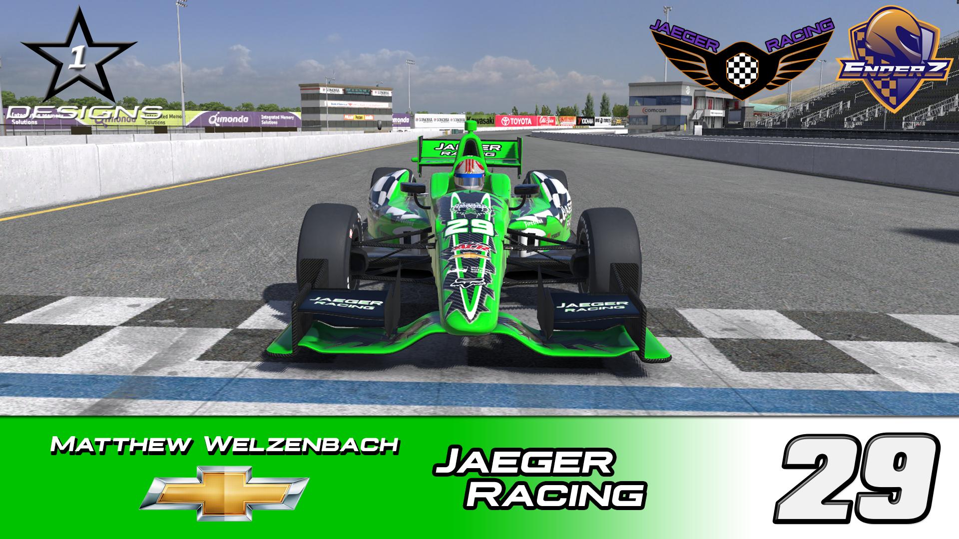 Jaeger Racing DW12 Team Car: Razer Sponsorship by Matthew Welzenbach ...