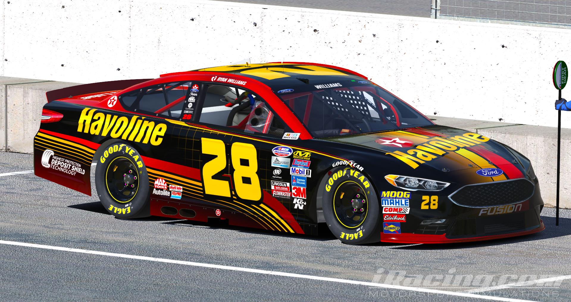 2016 Custom Texaco/Havoline Personal Scheme Red by Ryan A Williams
