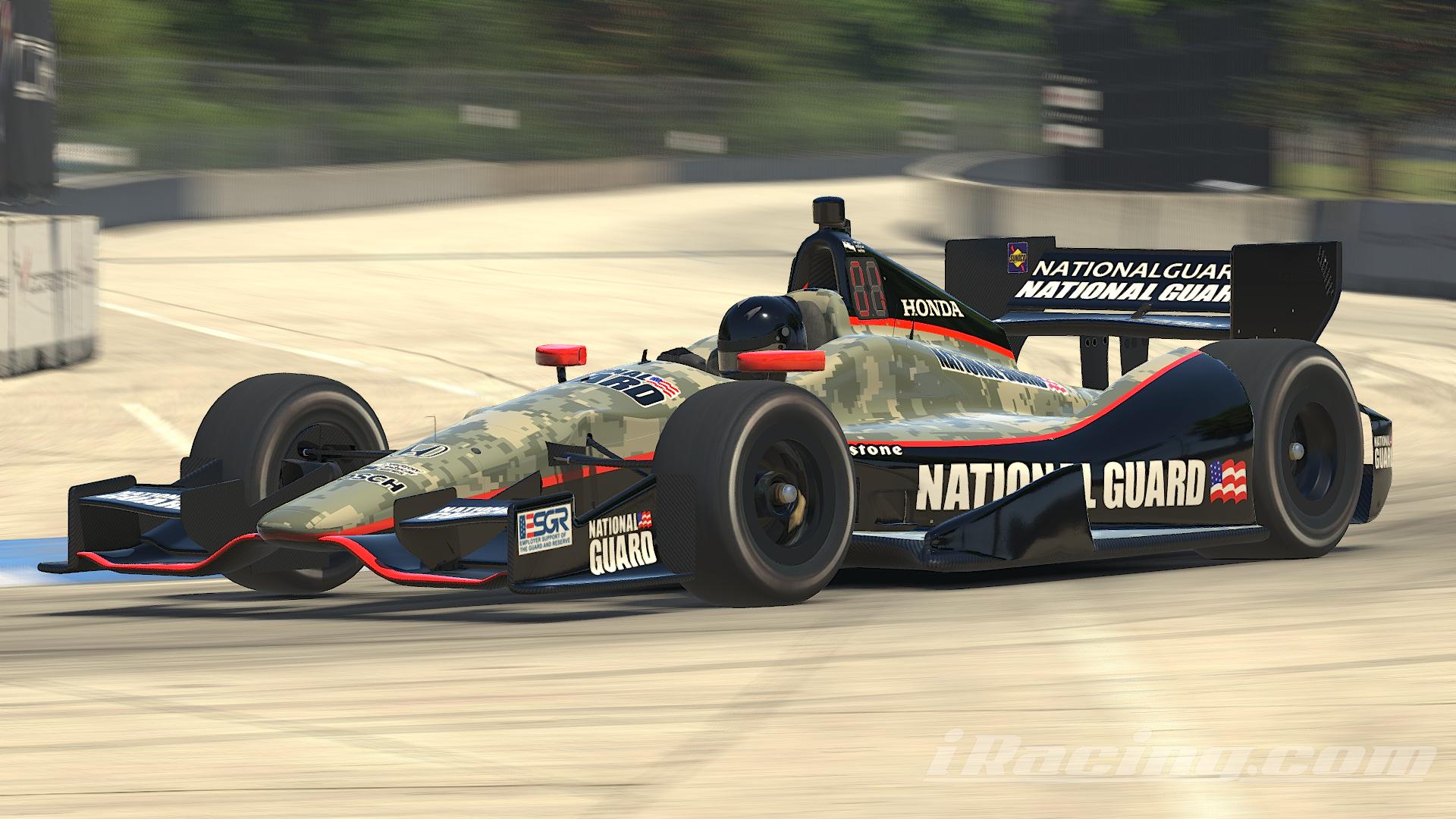 National Guard Dallara DW12 by Steven Merzlak Trading Paints