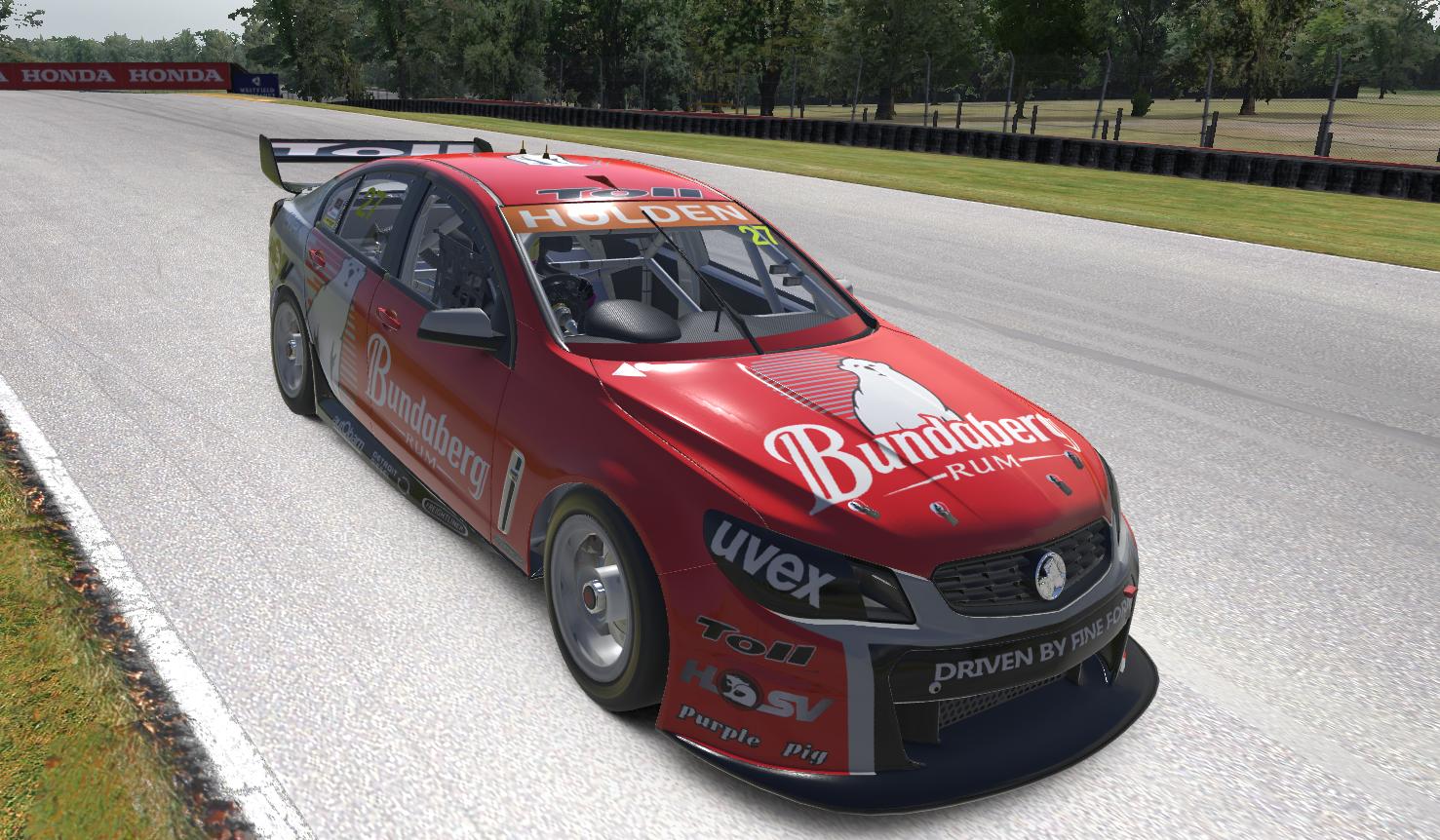 Bundaberg Red V8Supercar by Darren J O. Trading Paints