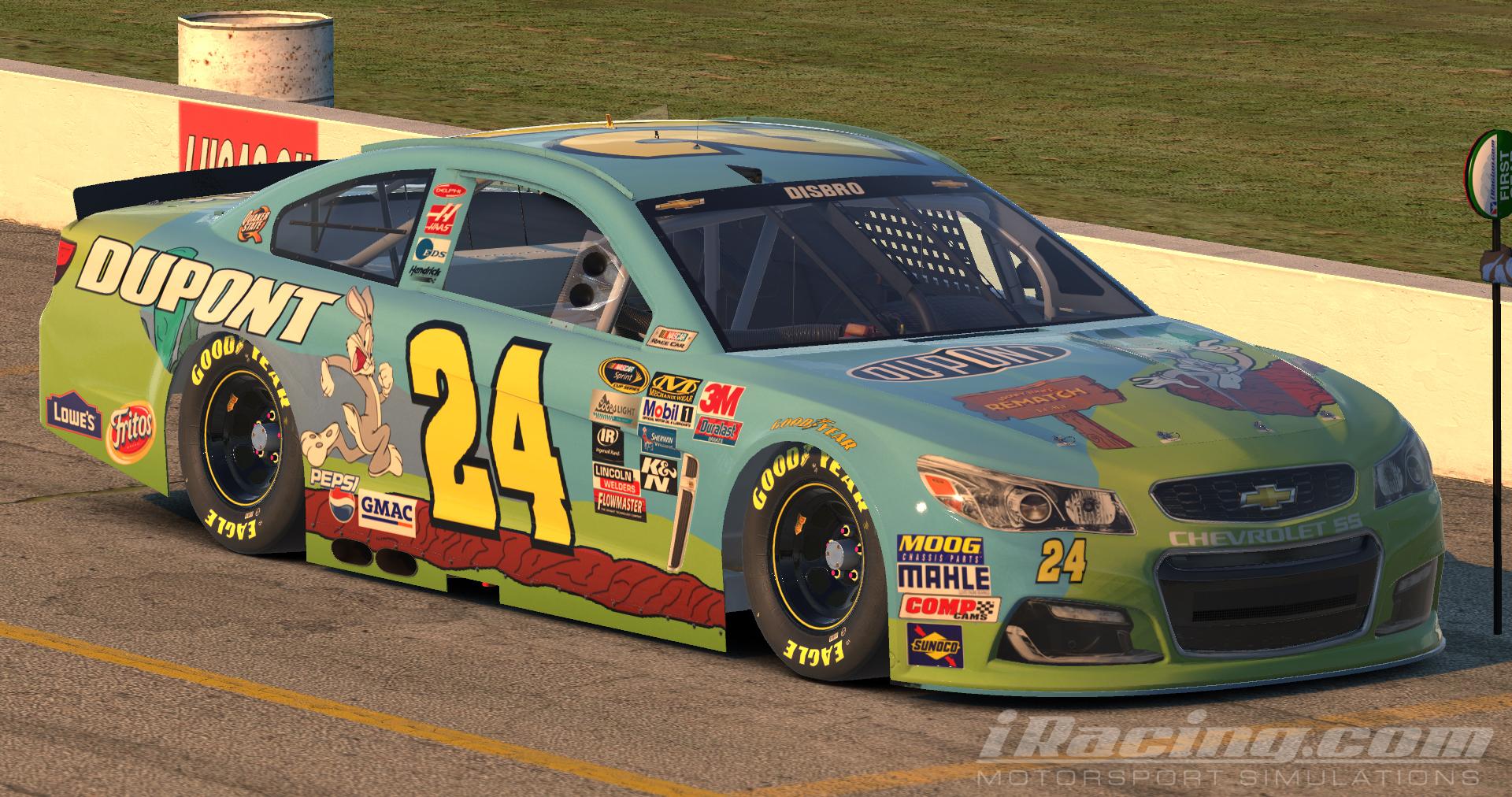 jeff gordon looney tunes car