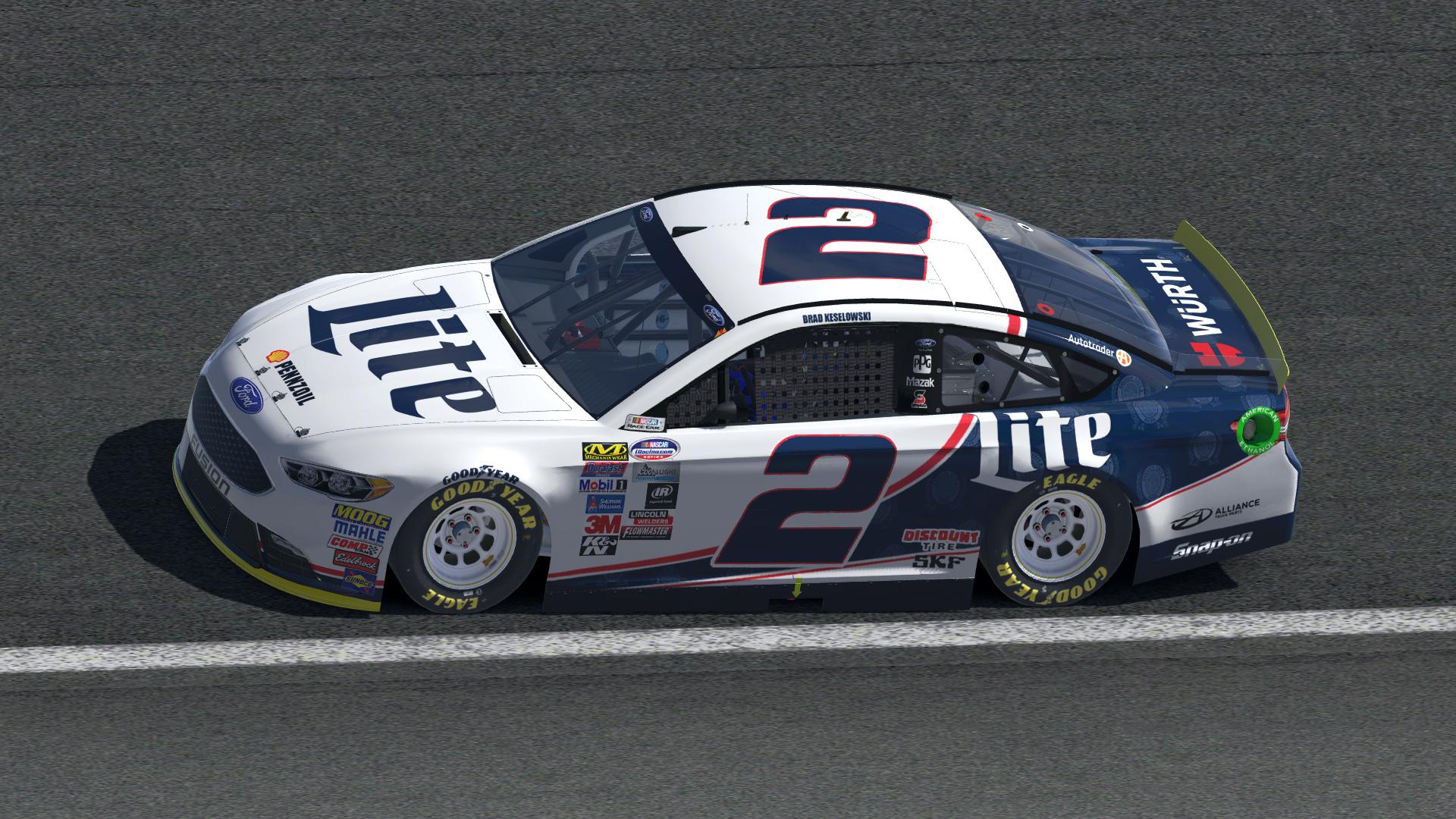 Brad Keselowski 2016 by Zach Rader Trading Paints