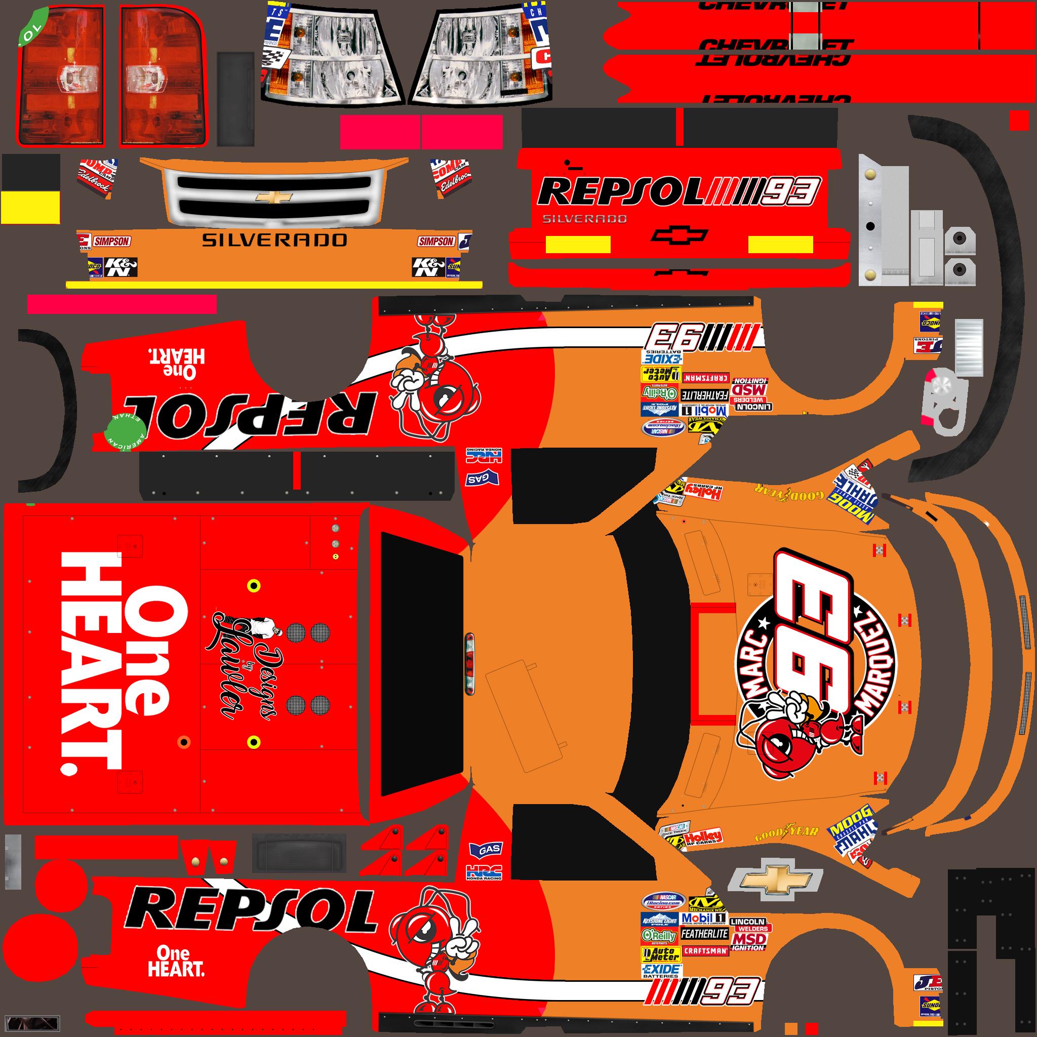 Preview of Chevrolet Silverado Truck   Repsol by Michael Lawler