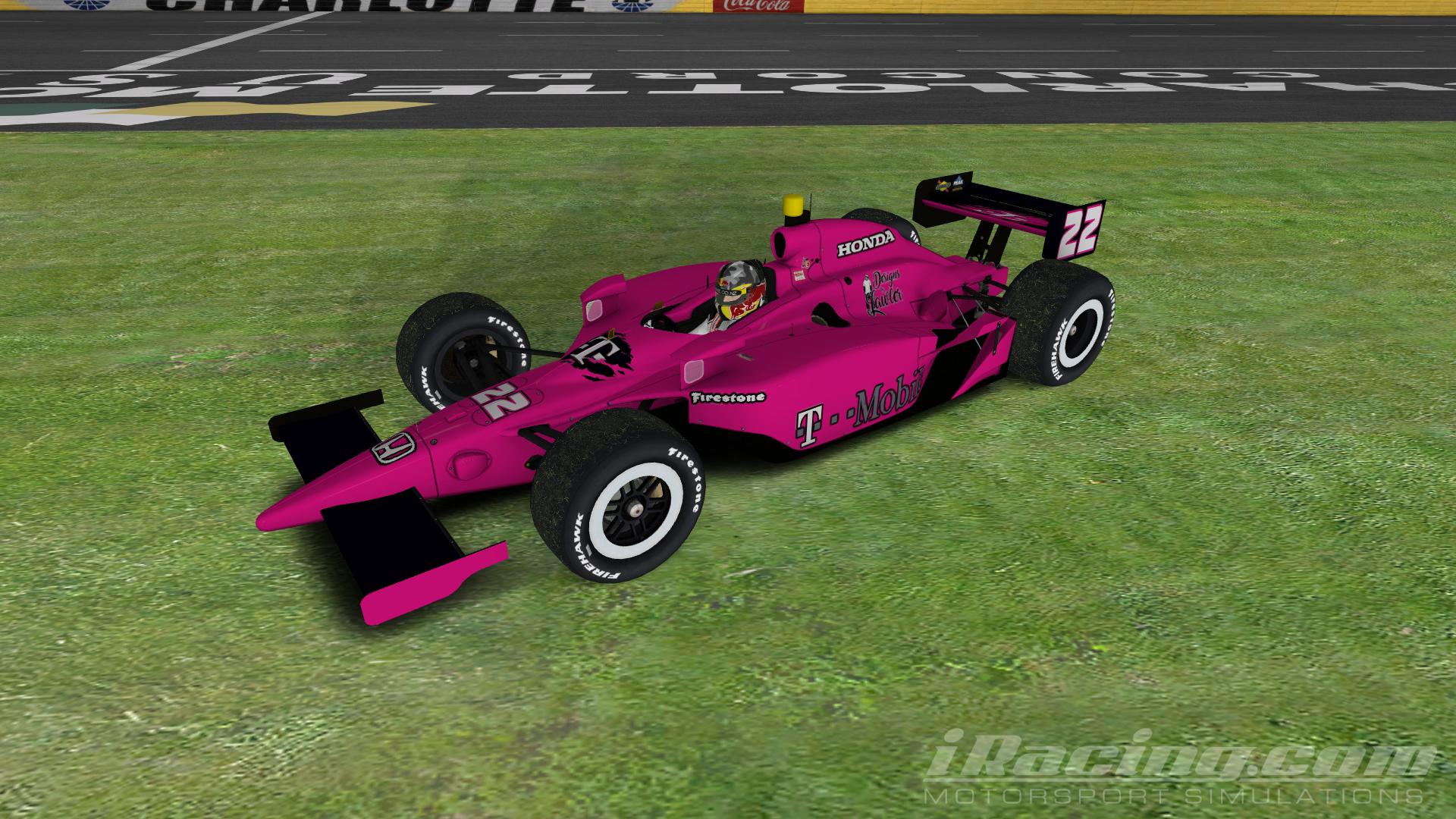 Preview of IRL Dallara   T - Mobile Pink by Michael Lawler