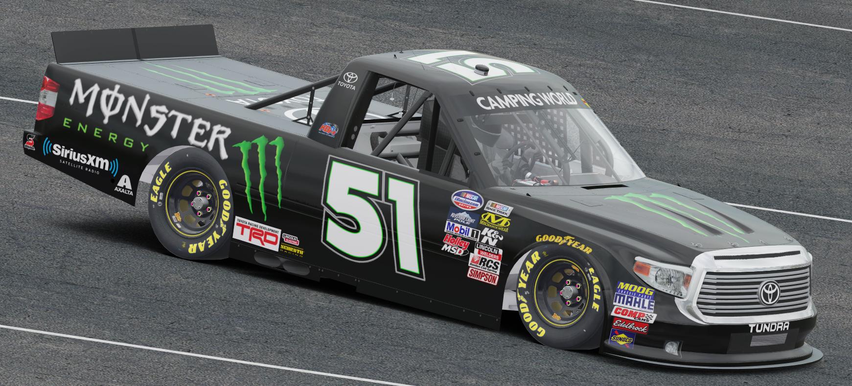 Preview of Kyle Busch Monster Energy Drink Tundra by Preston Pardus