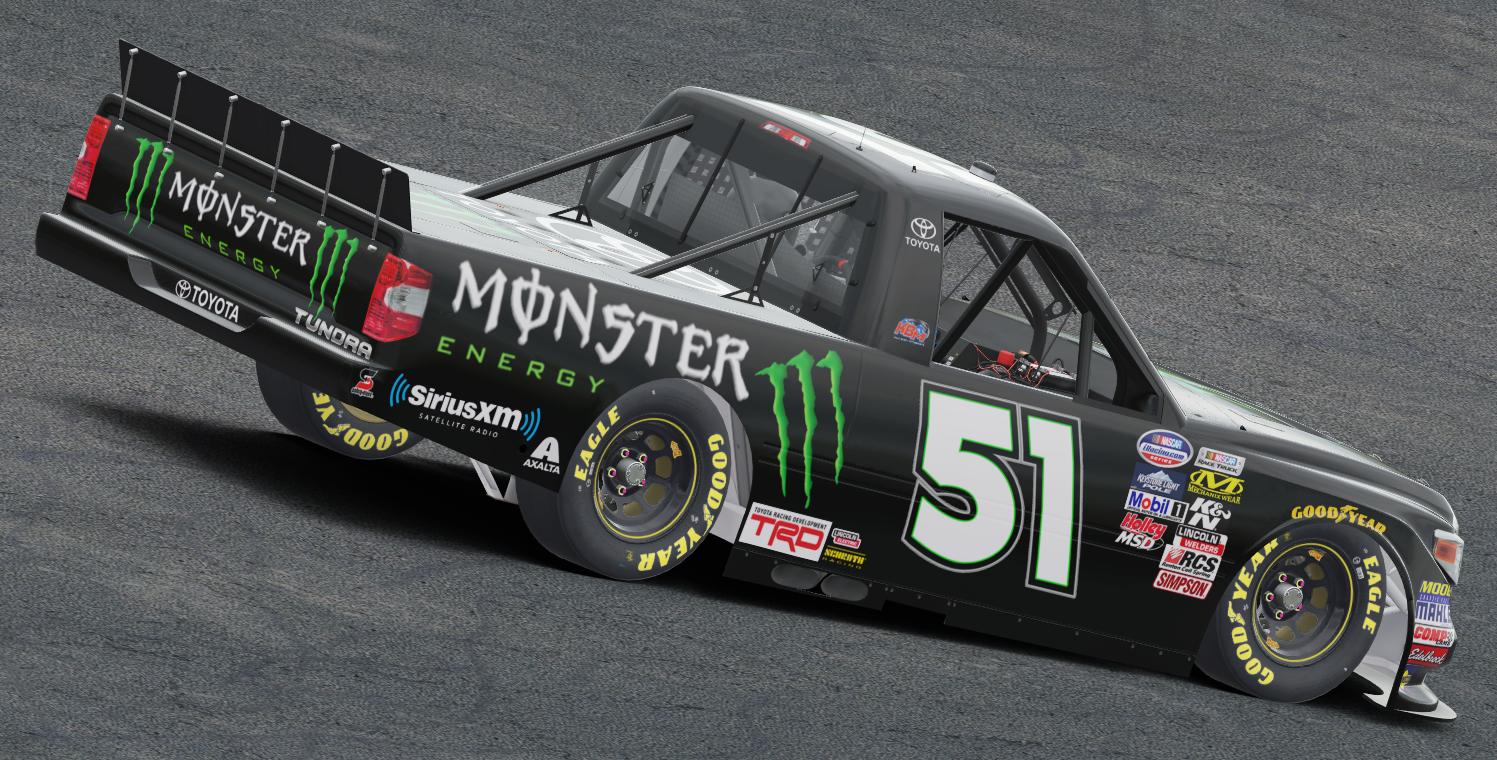 Preview of Kyle Busch Monster Energy Drink Tundra by Preston Pardus