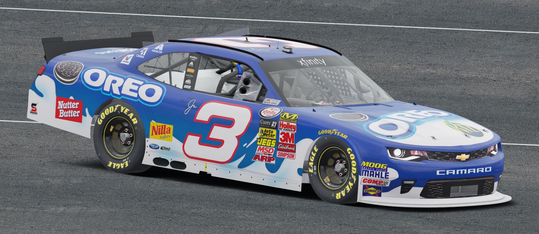 dale earnhardt jr oreo car