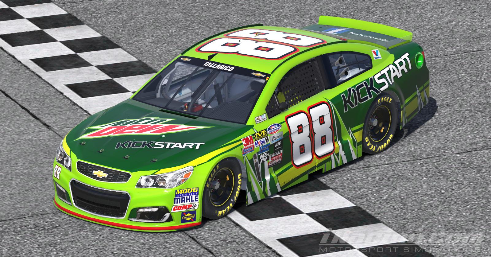 Fictional Dale Jr Mountain Dew Kickstart Chevrolet Ss By Tanner Fictional Dale Jr Mountain Dew Kickstart Chevrolet Ss Nascar Monster Energy Cup By Tanner Tallarico