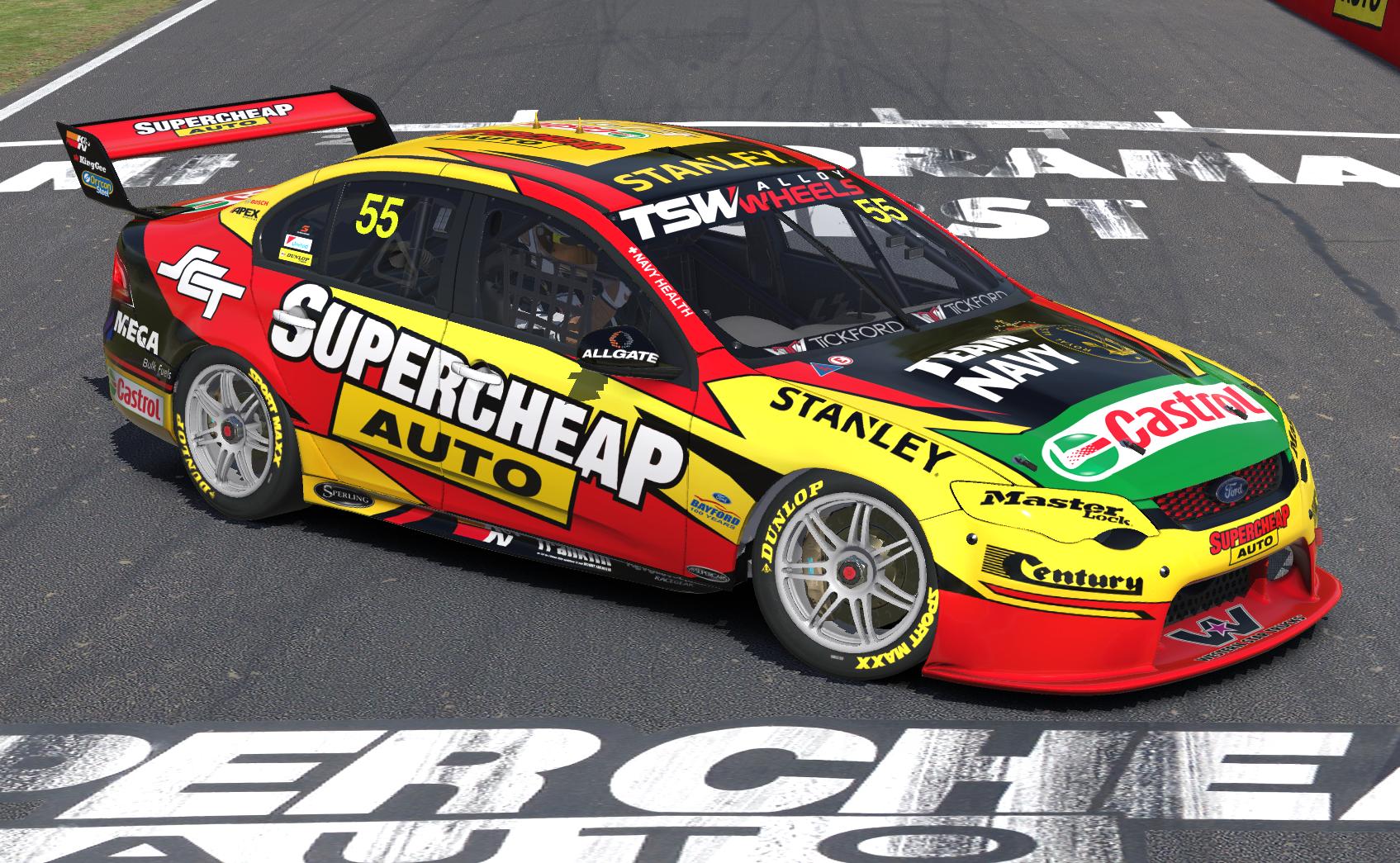 2017 PRA Chaz Mostert Supercheap Auto warehouse shoot car by Steven Latimore Trading Paints