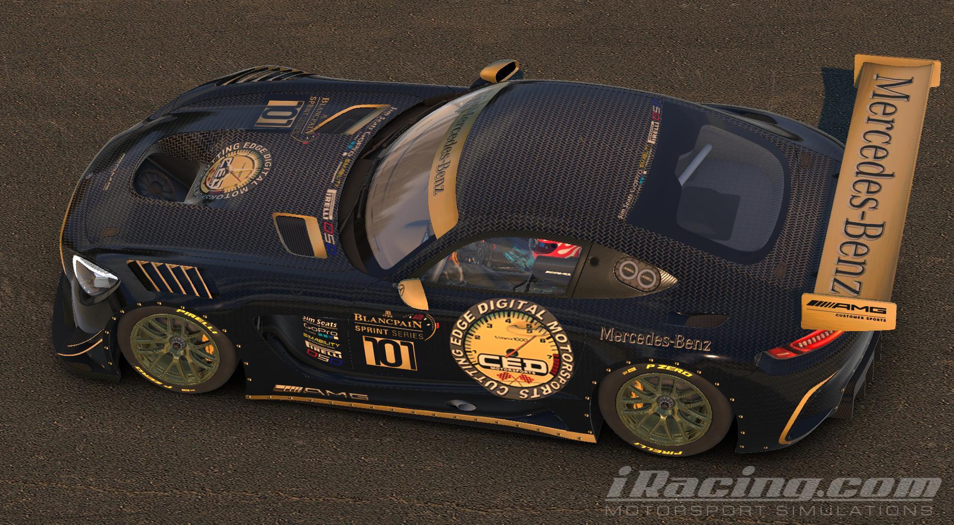 Cutting Edge Digital Motorsports AMG GT3 Track Car 2 by Marshall W