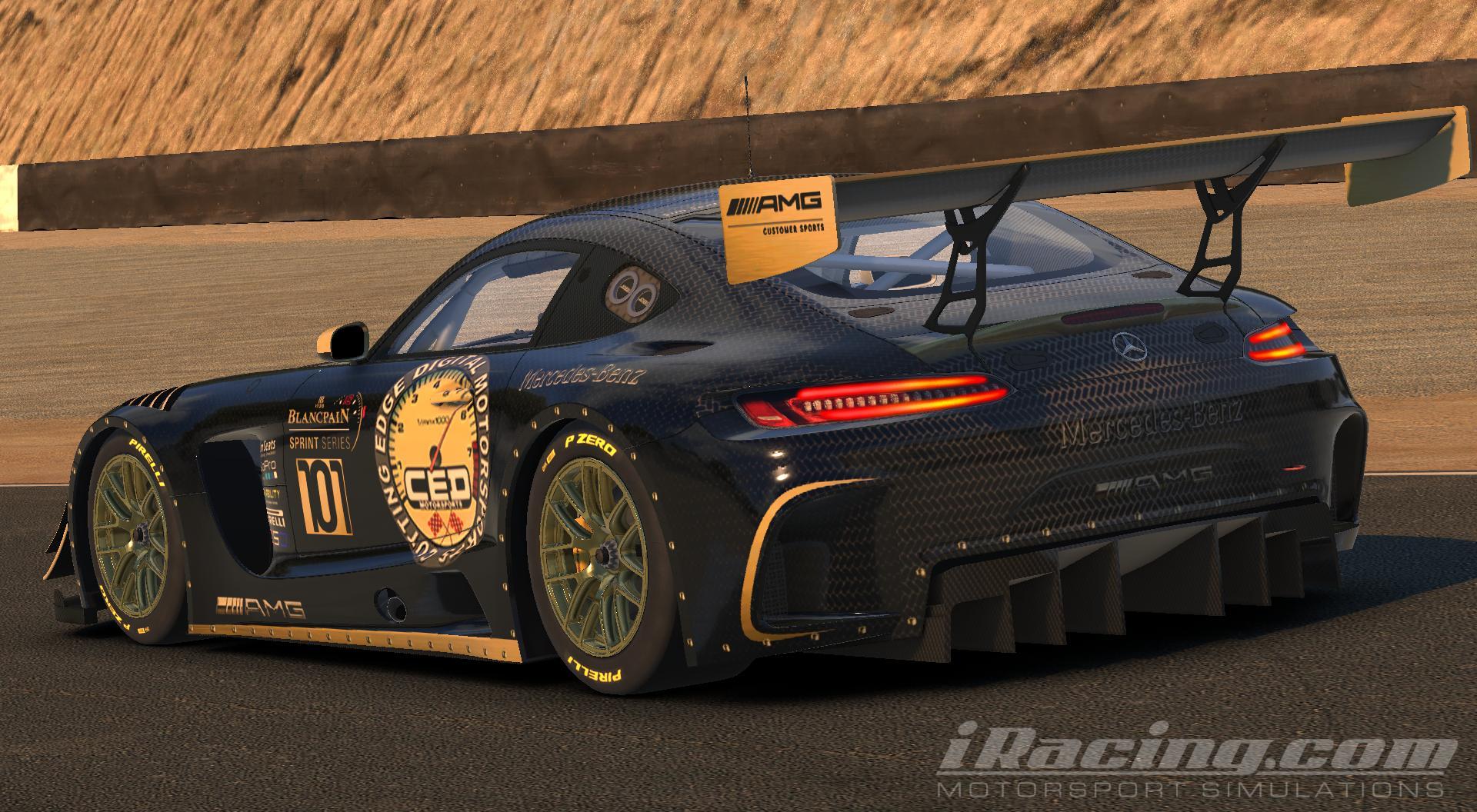 Cutting Edge Digital Motorsports AMG GT3 Track Car 2 by Marshall W