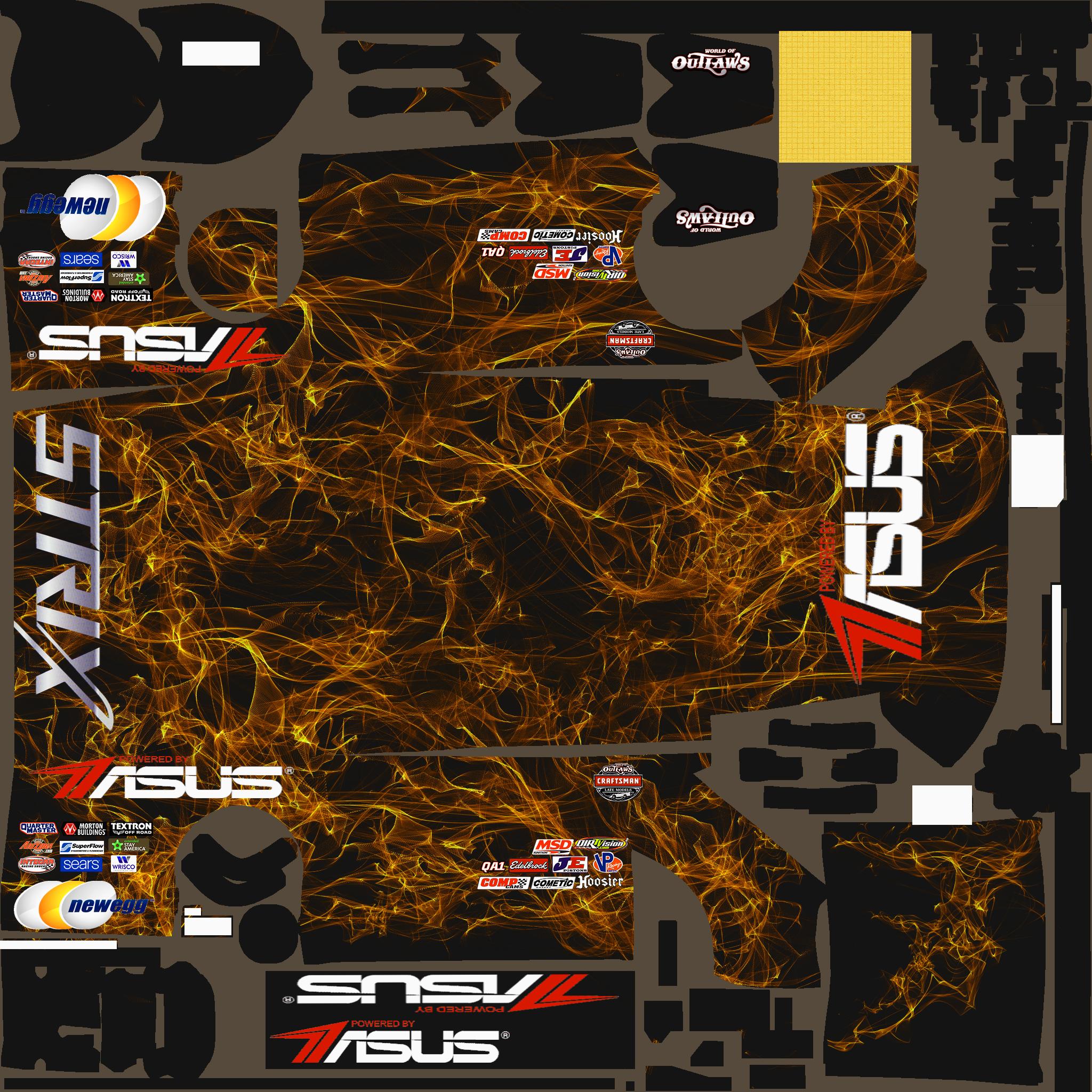 asus Dirt Late Model by Tomm LaBarr - Trading Paints