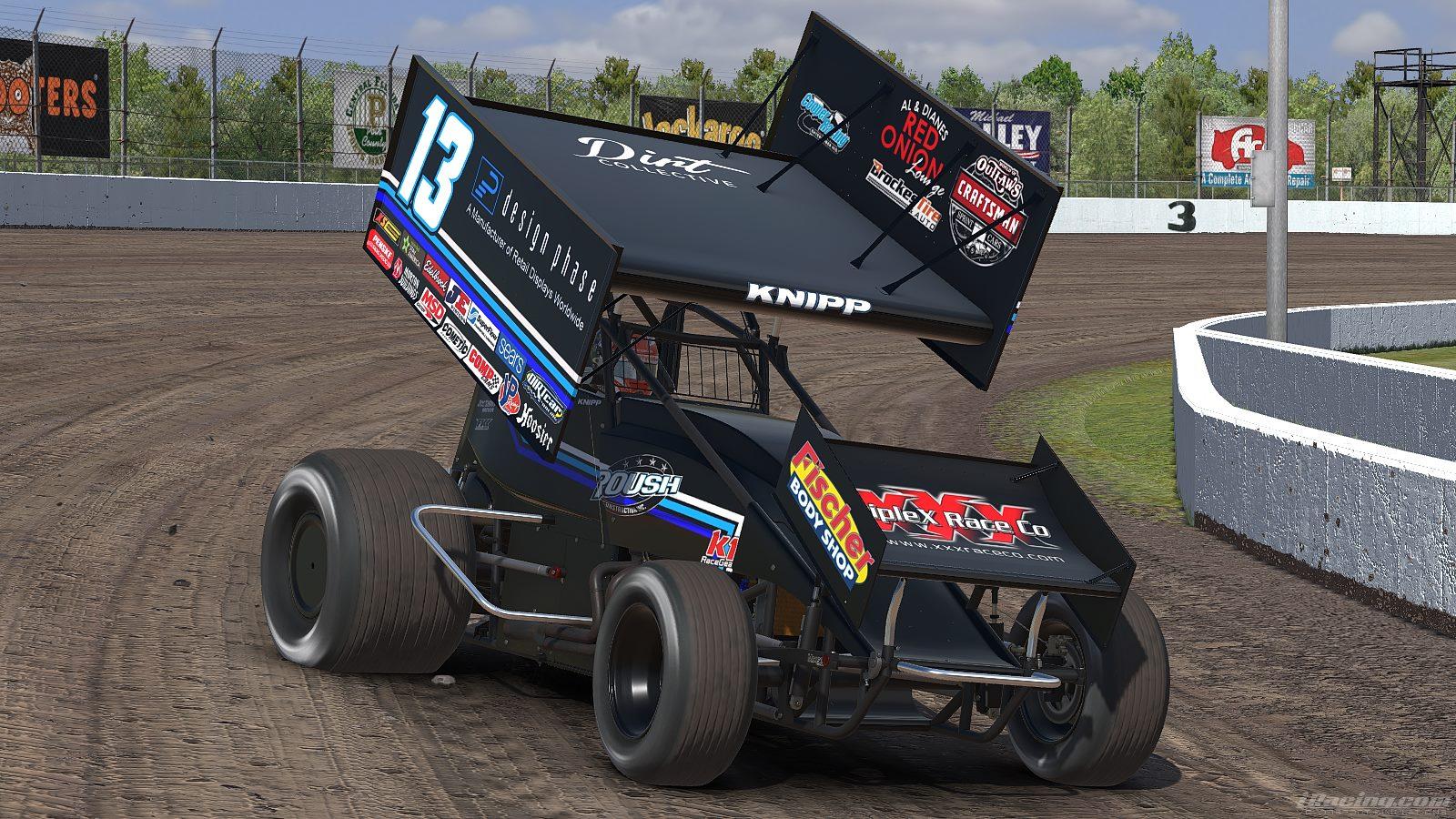 2017 Clyde Knipp WoO Sprint Car by Ben Horton Trading Paints