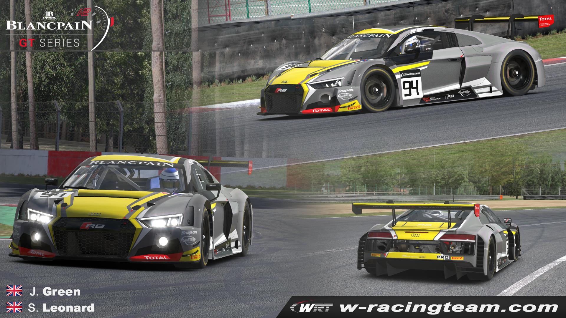 17 17 Team Wrt Blancpain Gt Series Sprint Cup By David Garrott Trading Paints